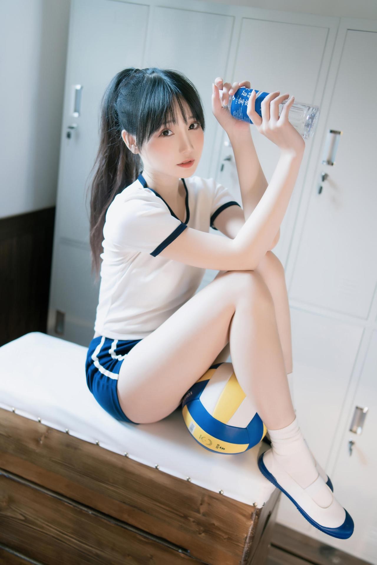 [写真] 焖焖碳 - 体操服：美腿大尺度写真 30P
