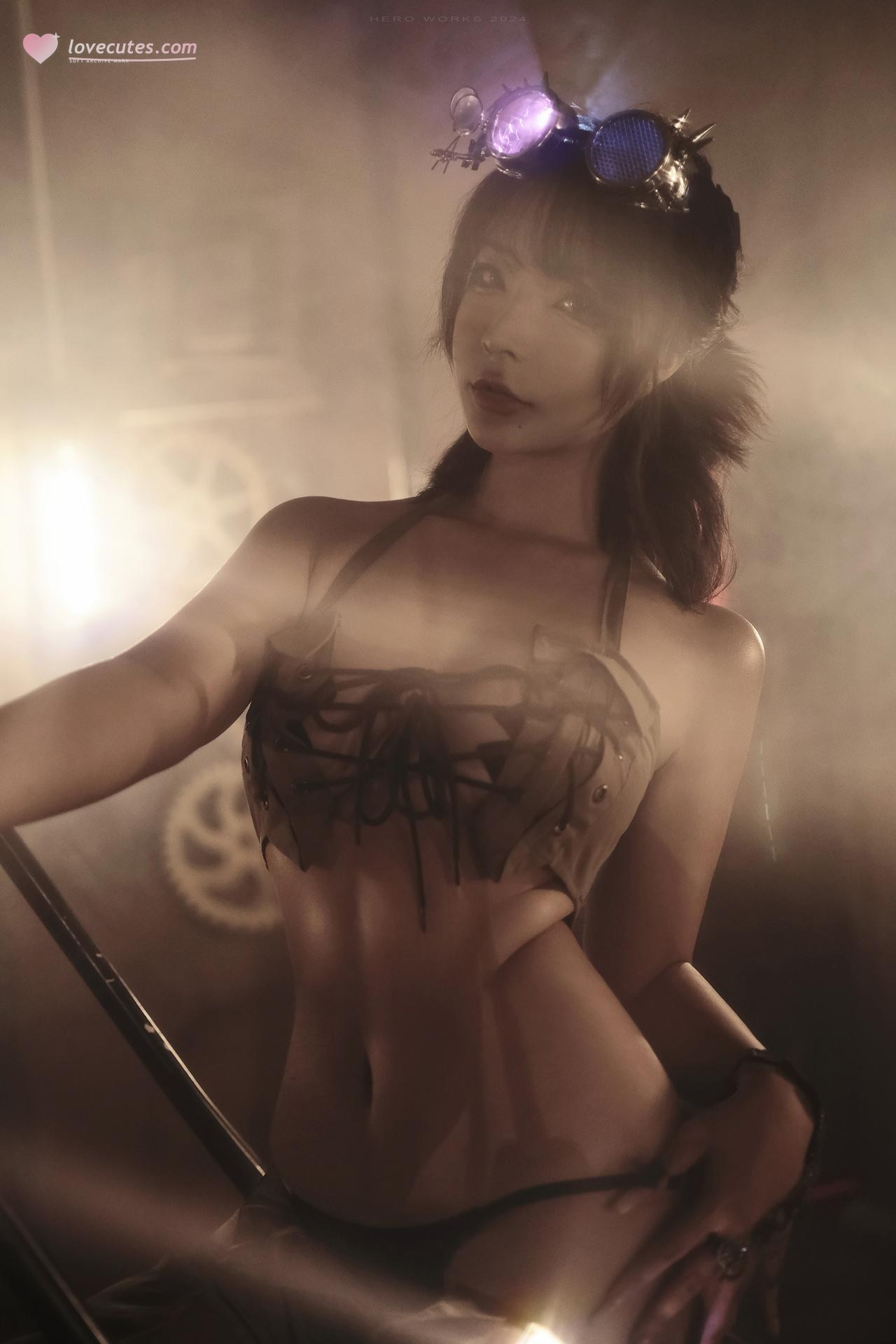 [Photo Set] yuuhui Yuhui - Steam Mechanic bộ ảnh cosplay 26P