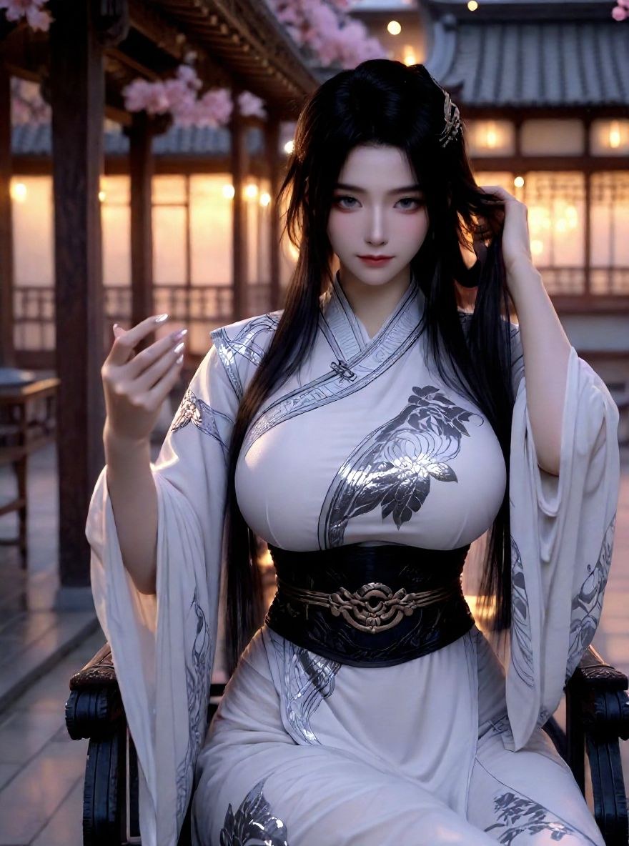 AI Porn - 凡人修仙伝 凌玉灵 古風 キャラクター画像集 ロングヘア AI画像ギャラリー 110P
