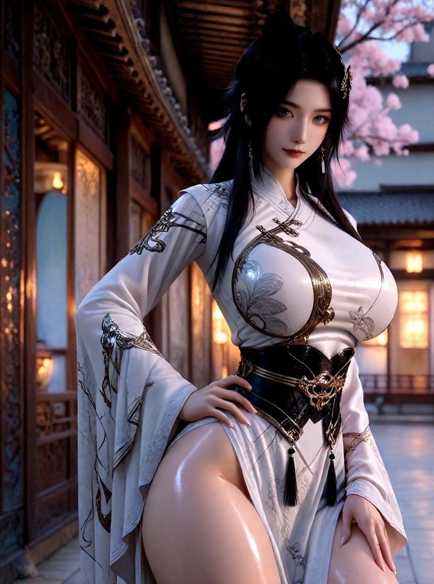 AI Porn - 凡人修仙伝 凌玉灵 古風 キャラクター画像集 ロングヘア AI画像ギャラリー 110P