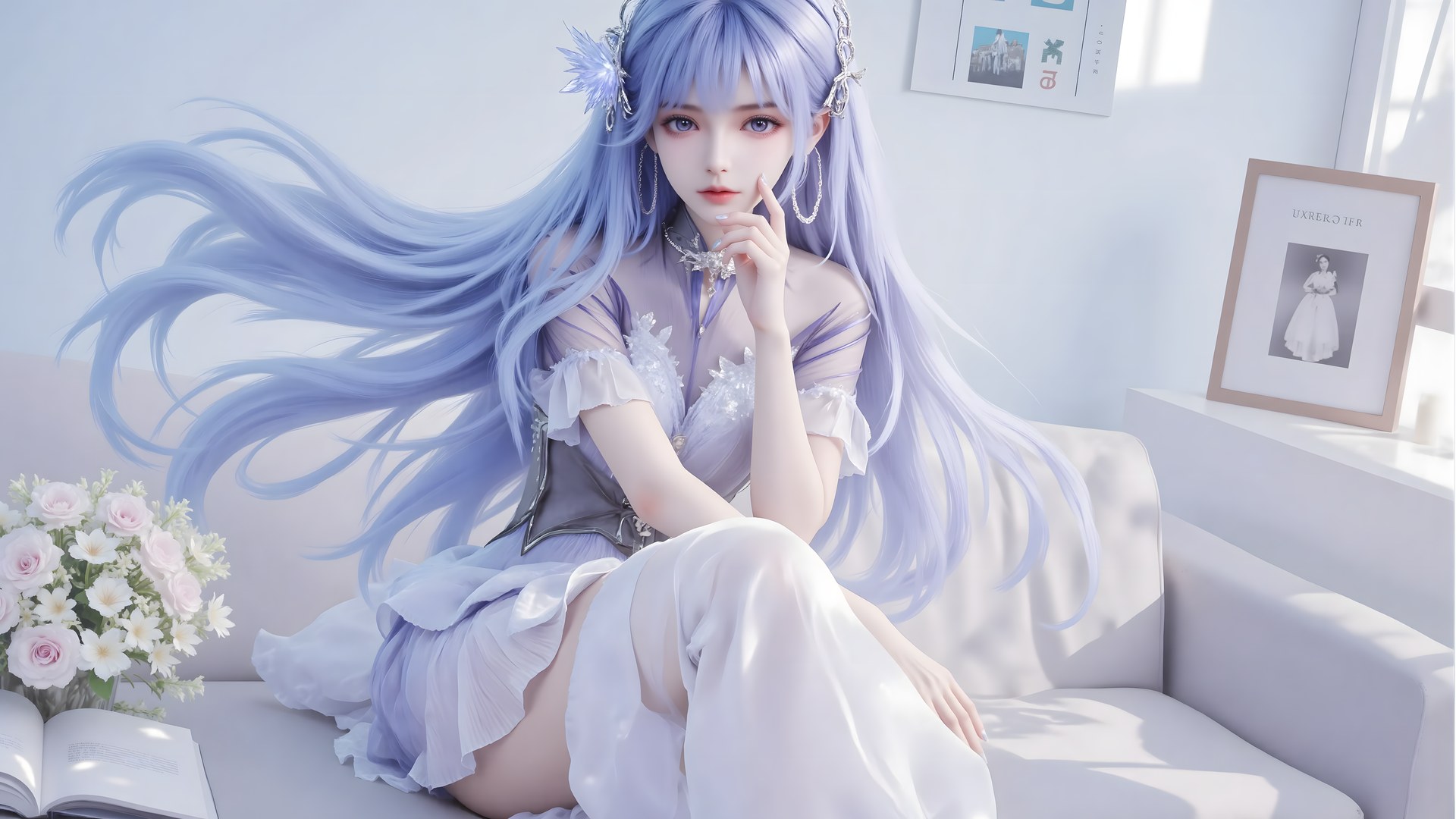 AI Porn - 圣采儿 古風 キャラクター画像集 ロングヘア AI画像ギャラリー 68P