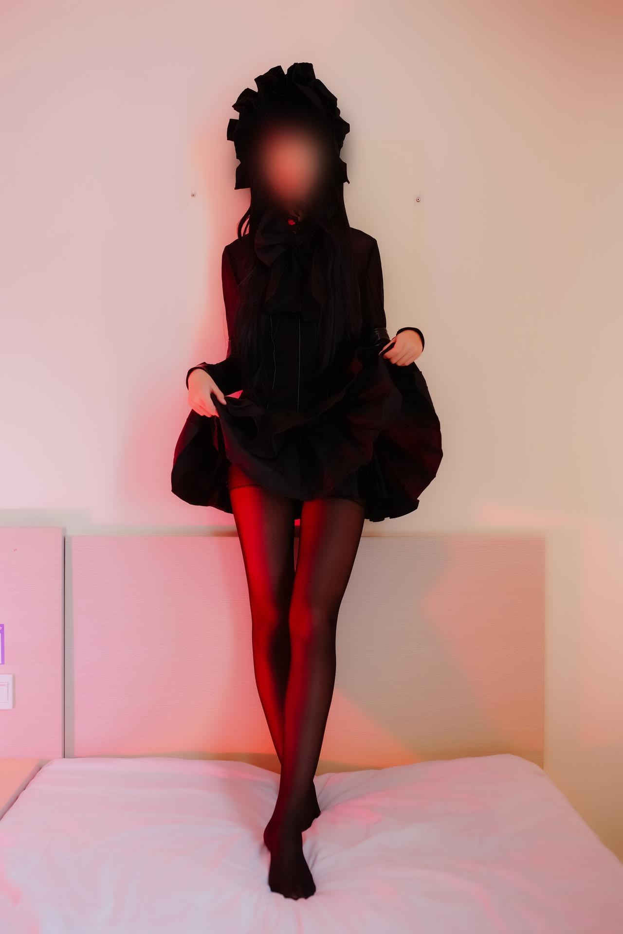 [cosplay] 少女映画 - 离岛栖姬：翘臀黑丝蕾丝内衣大尺度角色还原 83P