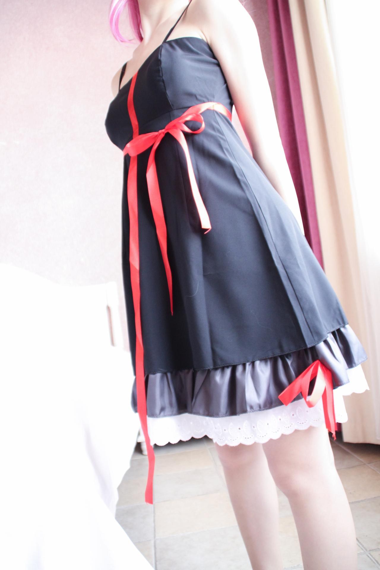 [Cosplay] Shaonv Yinghua - Guilty Crown Yuzuriha Inori: adult styling topless details curvy hips photo set 151P