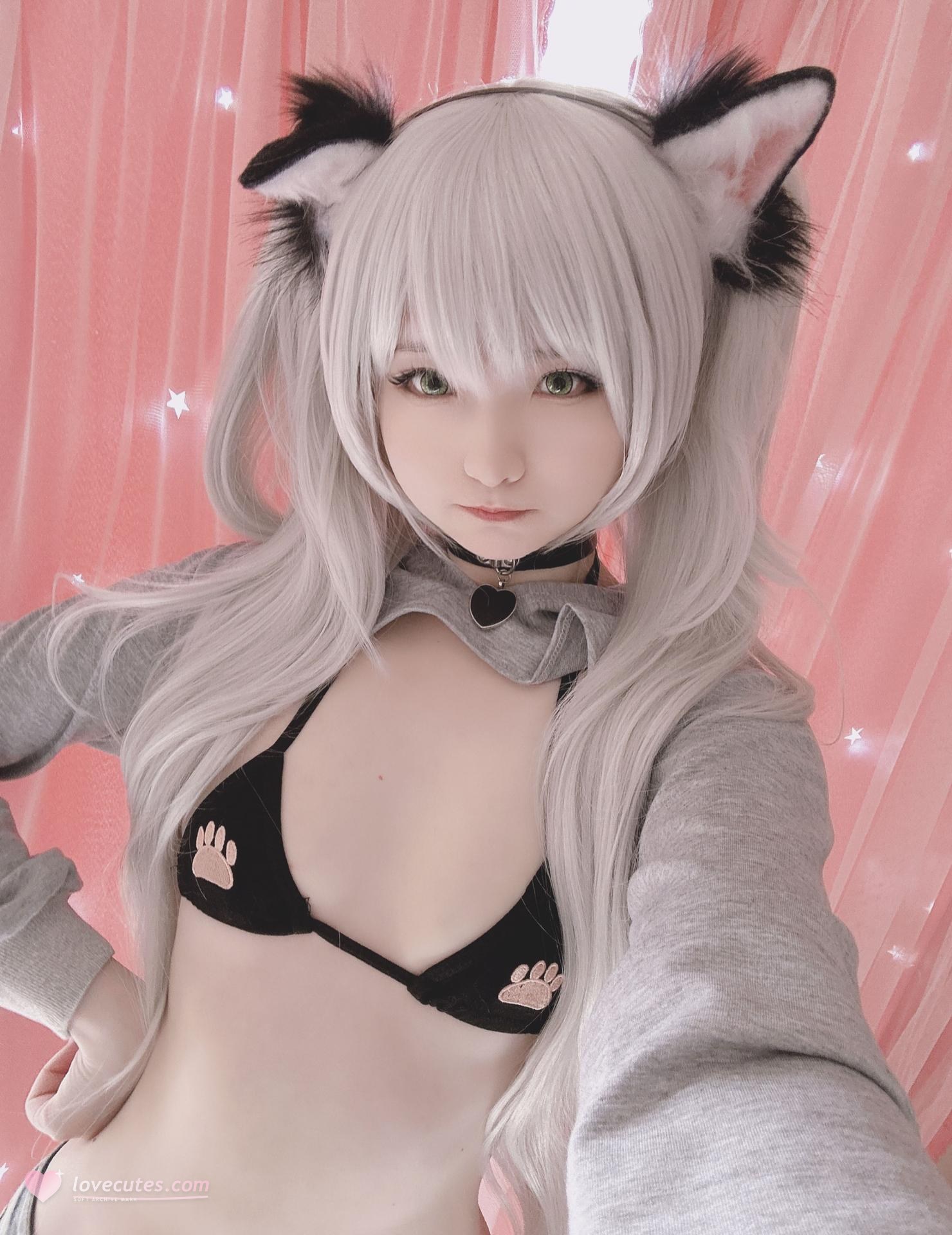 [cosplay] 习呆呆 - 妃咲旗袍：旗袍无修正黑丝角色还原 56P2V