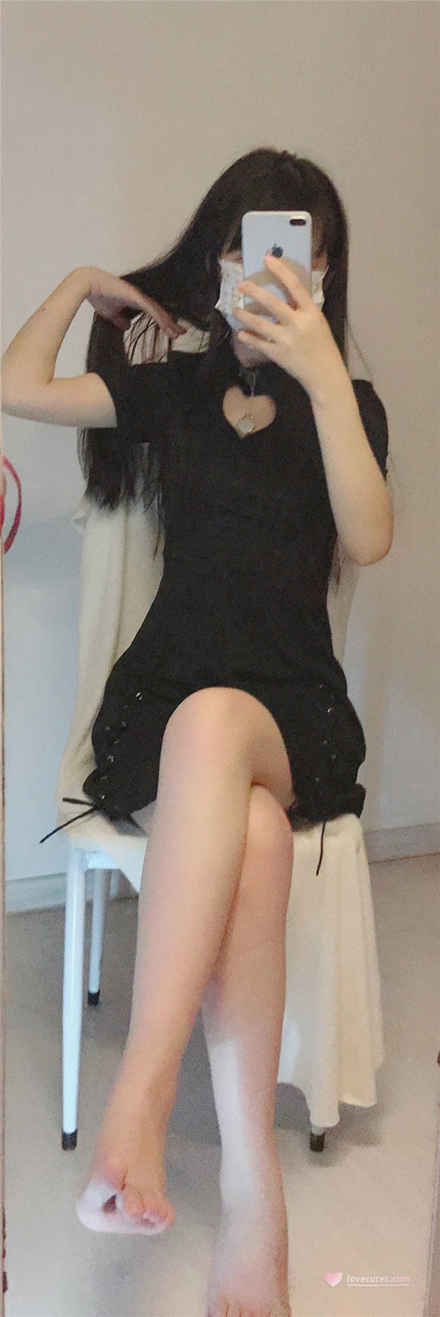 [Phòng riêng] Shaonv Yinghua - Selfie Bundle: bộ ảnh phòng riêng selfie chi tiết hở ngực bộ ảnh 277P4V