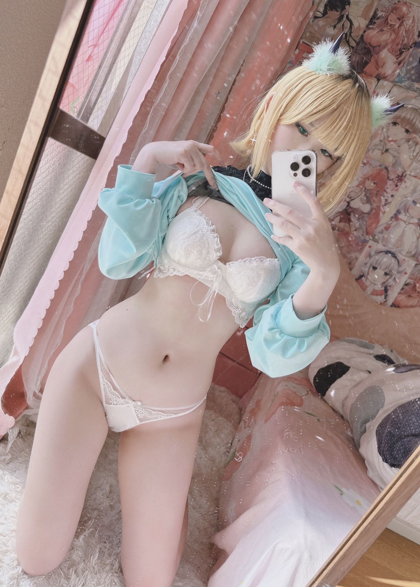 Xi Daidai - Cat-ear Casual Wear ชุดภาพถ่ายคนจริงสไตล์ไพรเวต 20P1V