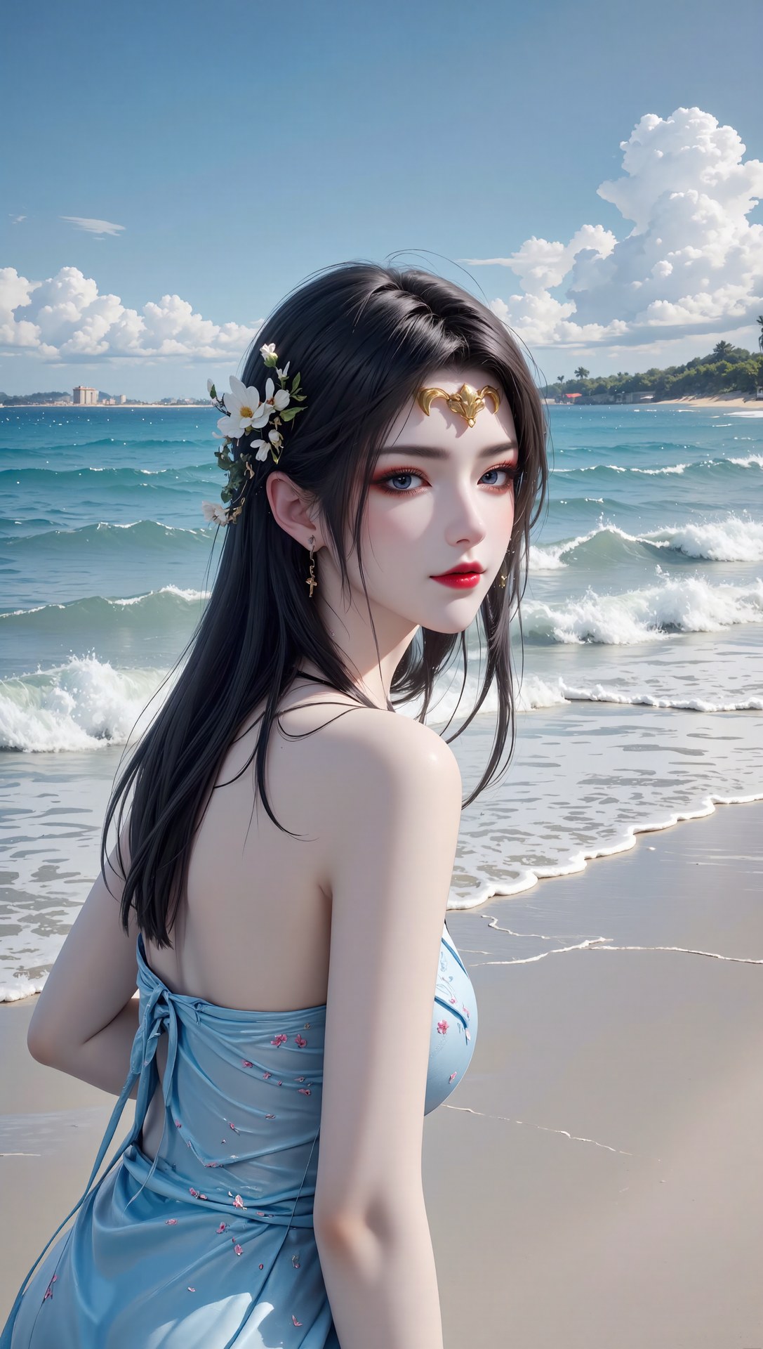 AI Porn - 斗破苍穹 美杜莎：古风角色寫真長髮AI成人向圖集 71P