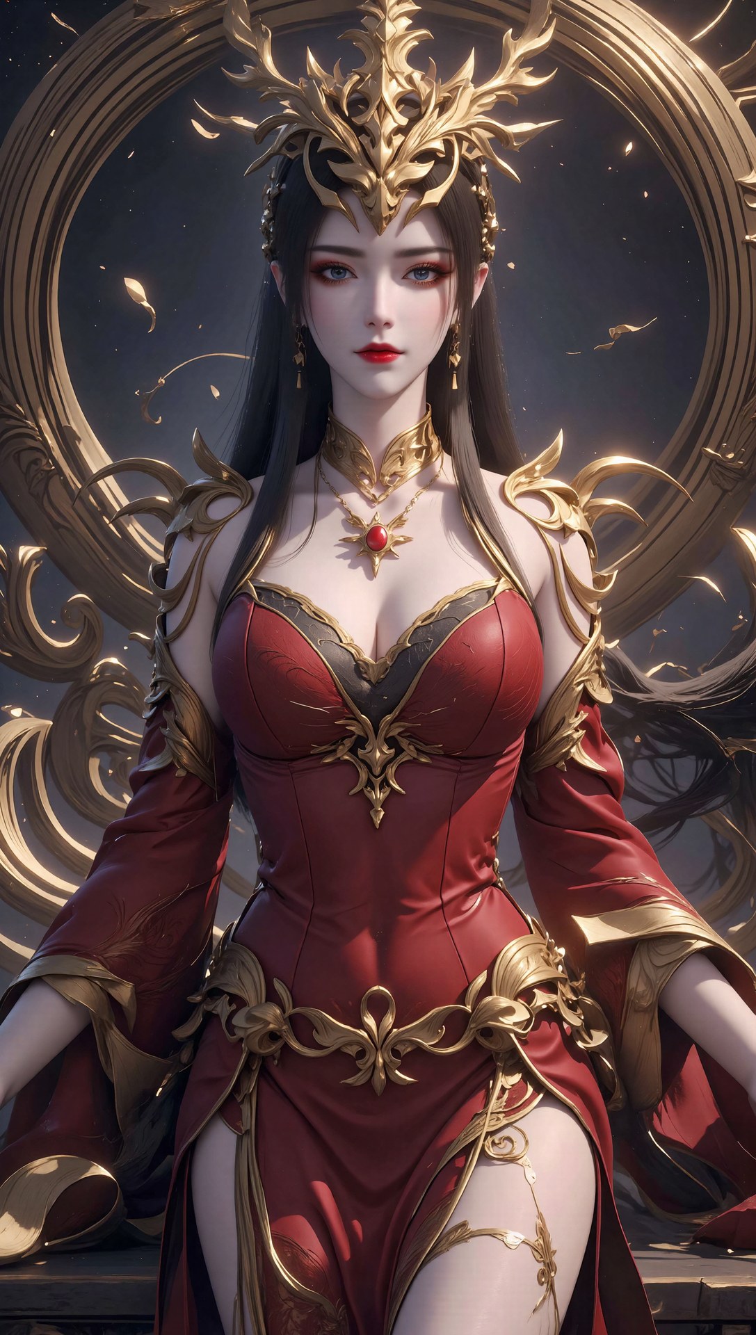AI Porn - 斗破苍穹 美杜莎：古风角色寫真長髮AI成人向圖集 71P