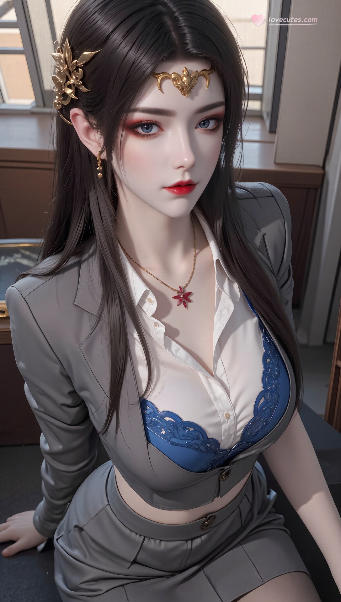 AI Porn - Battle Through the Heavens Medusa fantasy hanfu character gallery long hair AI Adult Gallery 71P