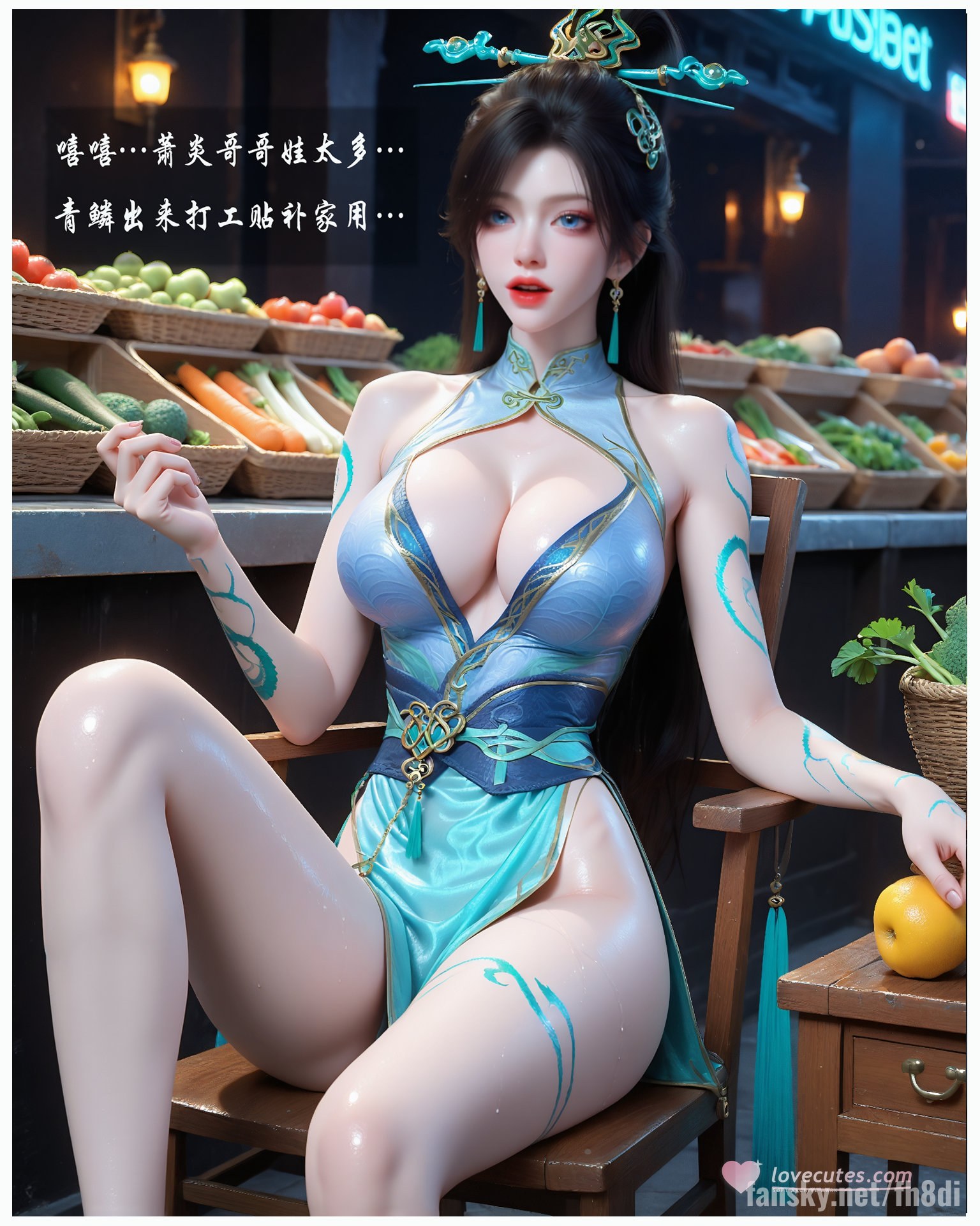 AI Porn - 闘破蒼穹 青鳞 古風 キャラクター画像集 ロングヘア AI画像ギャラリー 159P