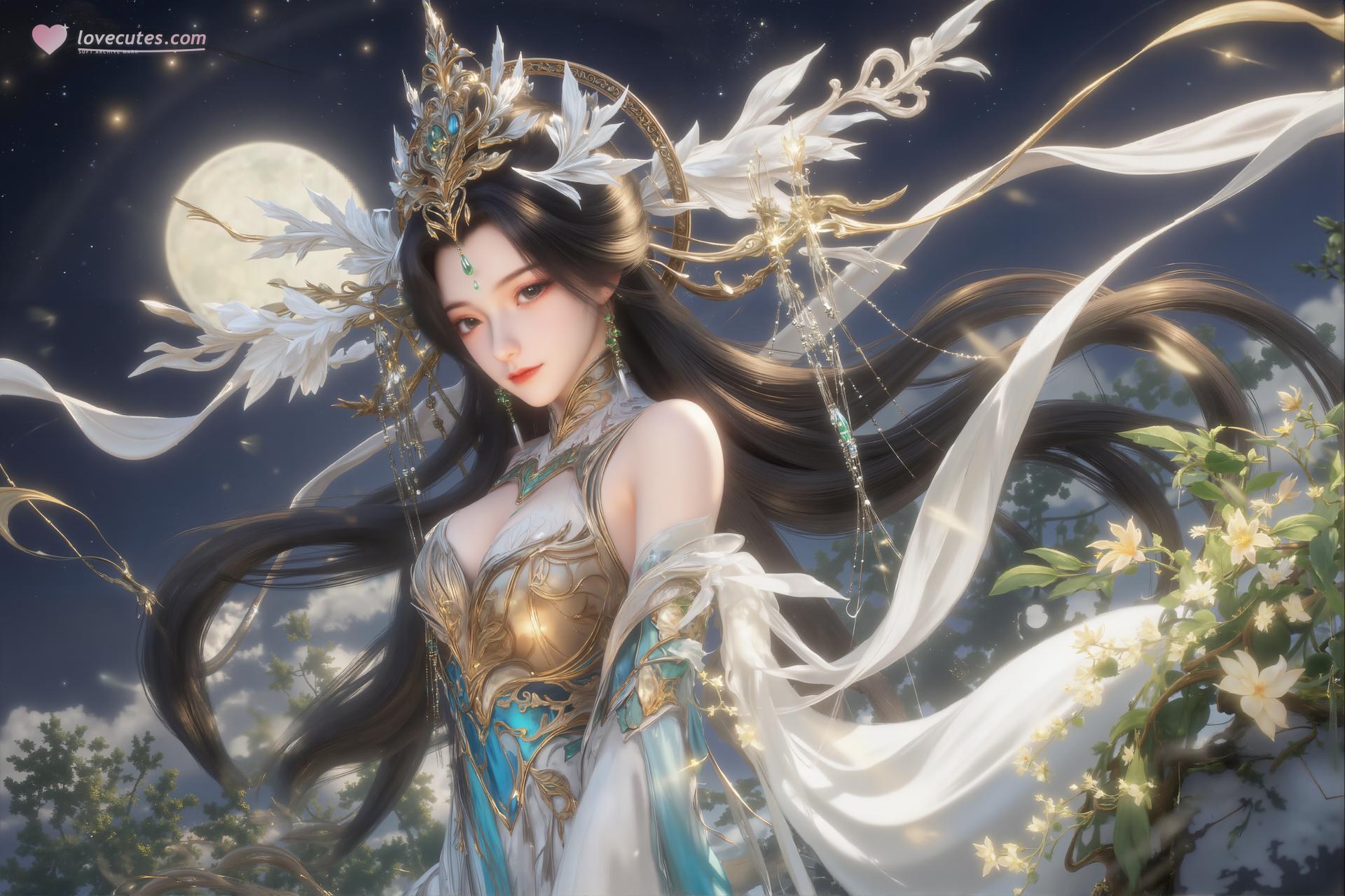 AI Porn - 柳神 古風 キャラクター画像集 ロングヘア AI画像ギャラリー 27P
