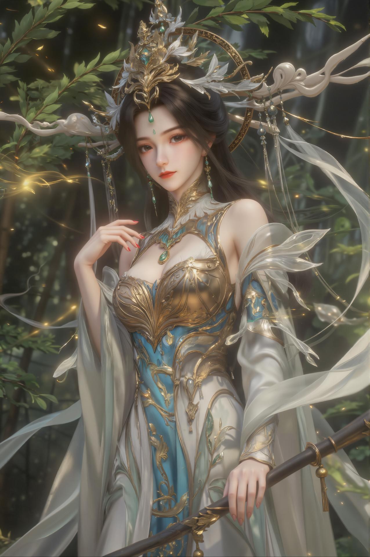 AI Porn - 柳神 古風 キャラクター画像集 ロングヘア AI画像ギャラリー 27P