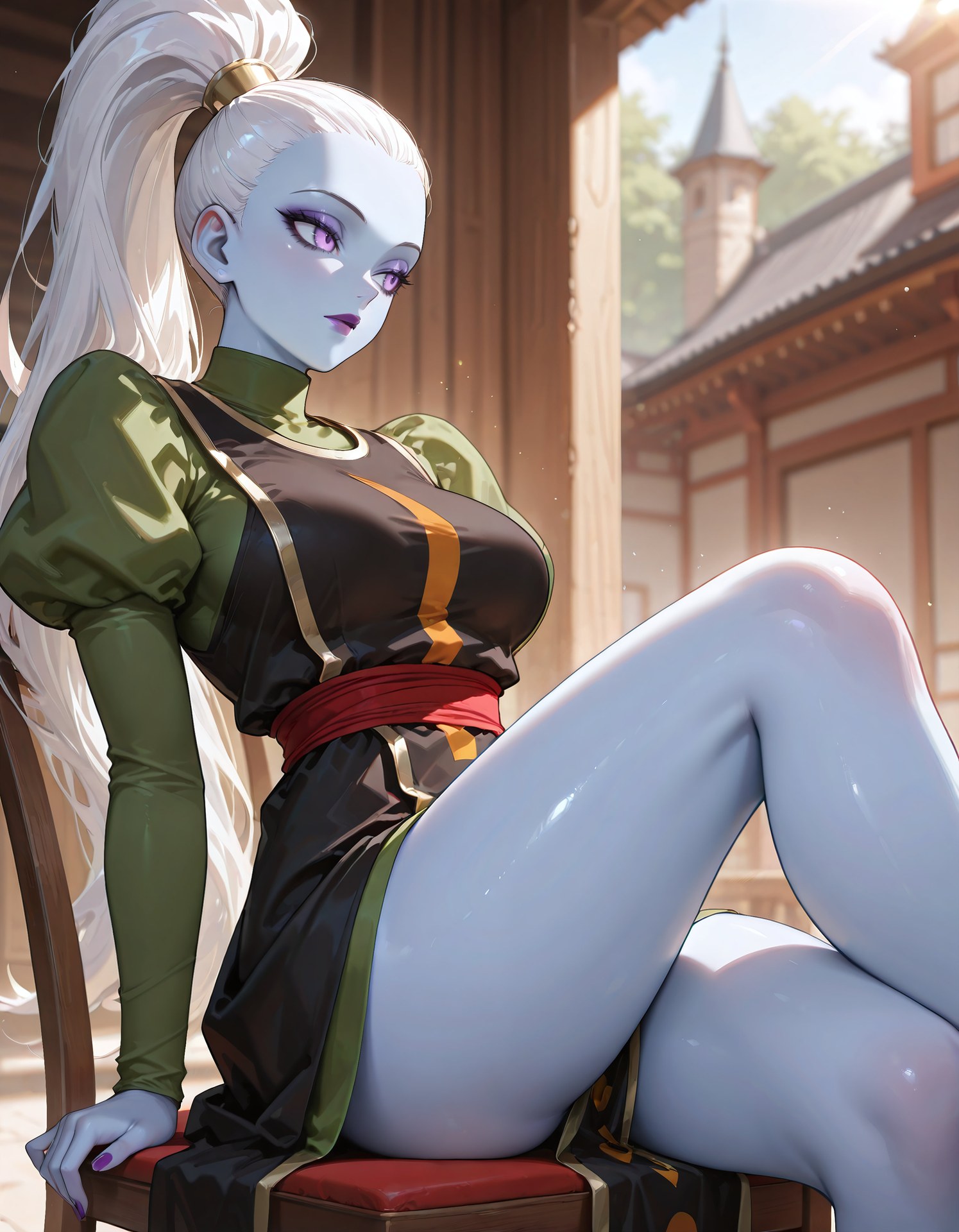 AI Porn - 龙珠 芭朵斯：緊身衣角色寫真長髮AI成人向圖集 114P