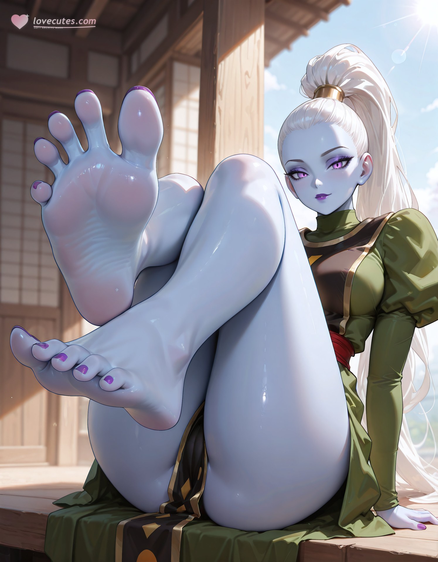 AI Porn - Dragon Ball Vados bodysuit character gallery long hair AI Adult Gallery 114P