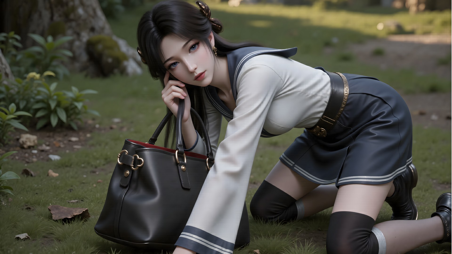 AI Porn - 梅凝 古風 キャラクター画像集 ロングヘア AI画像ギャラリー 80P