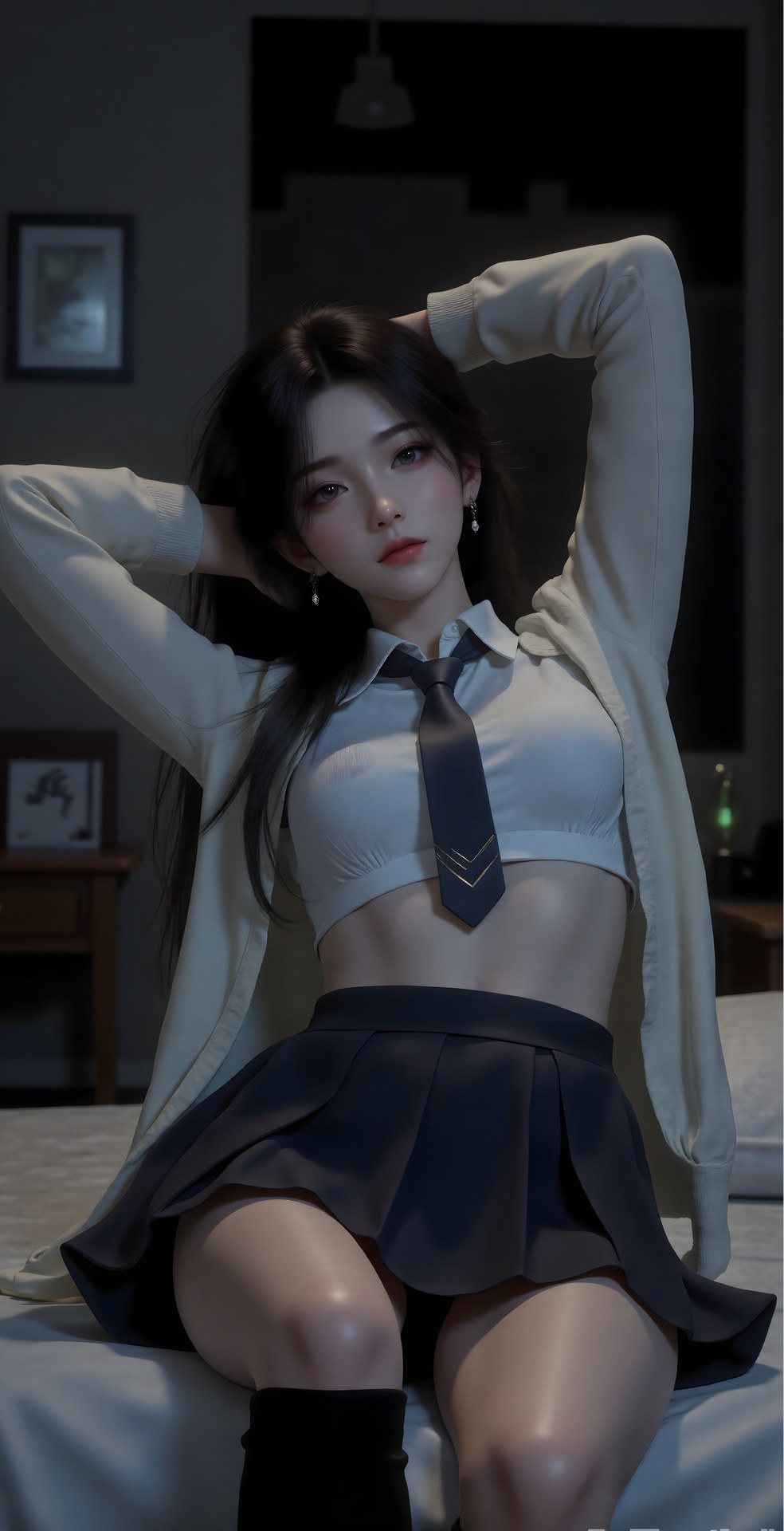 AI Porn - Mei Ning fantasy hanfu character gallery long hair AI Adult Gallery 80P