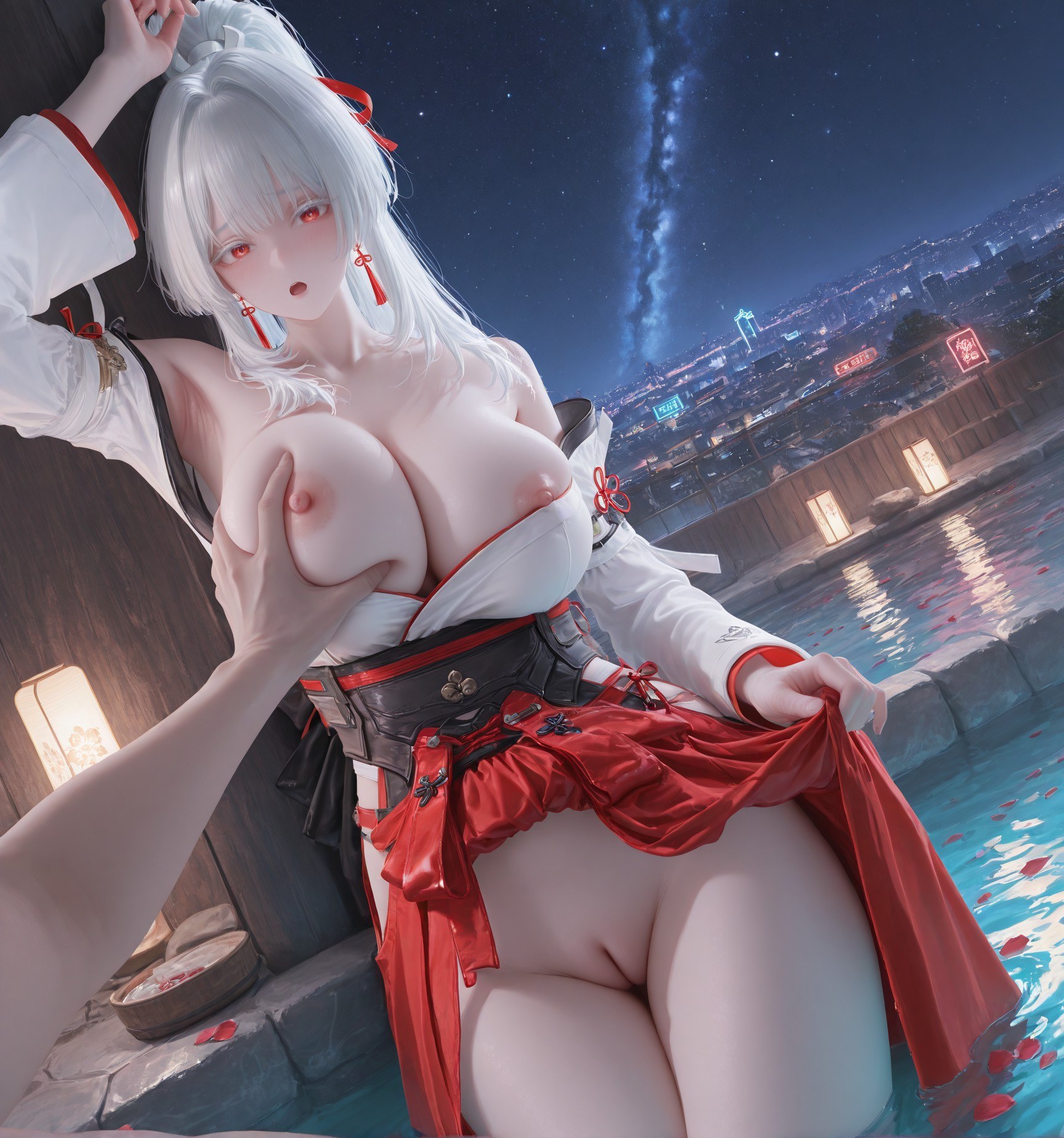 AI Porn - Wuthering Waves Feixue 긴 머리 캐릭터 갤러리 고풍 AI 이미지 갤러리 129P