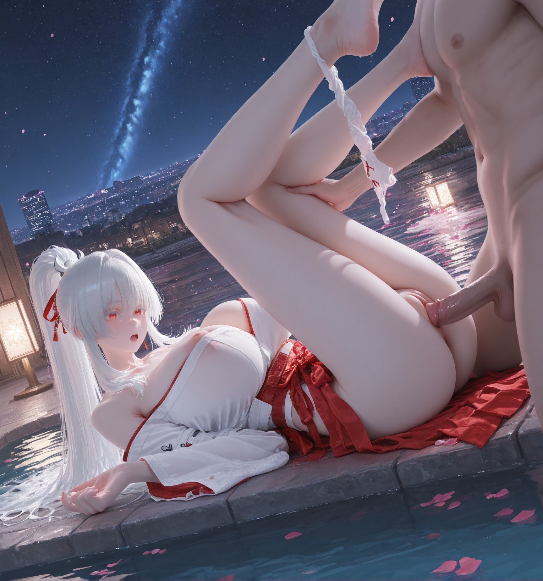 AI Porn - Wuthering Waves Feixue tóc dài bộ ảnh nhân vật cổ phong bộ sưu tập AI 129P