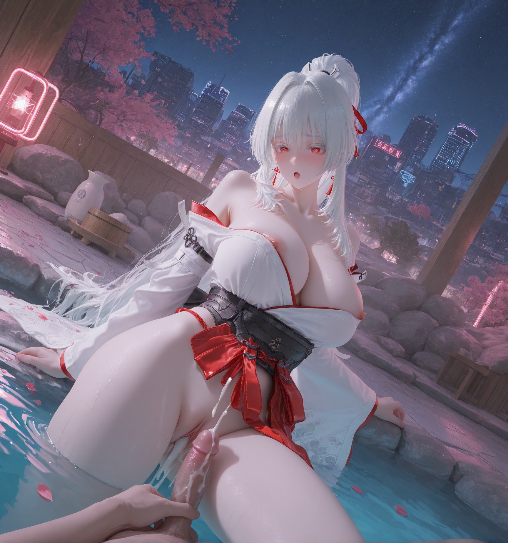 AI Porn - Wuthering Waves Feixue long hair character gallery fantasy hanfu AI Adult Gallery 129P