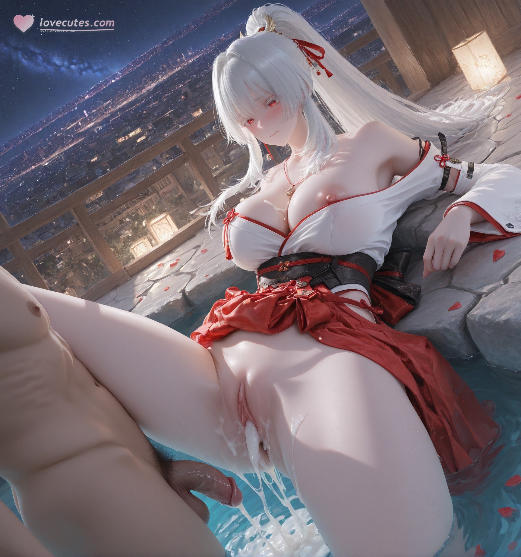 AI Porn - Wuthering Waves Feixue long hair character gallery fantasy hanfu AI Adult Gallery 129P