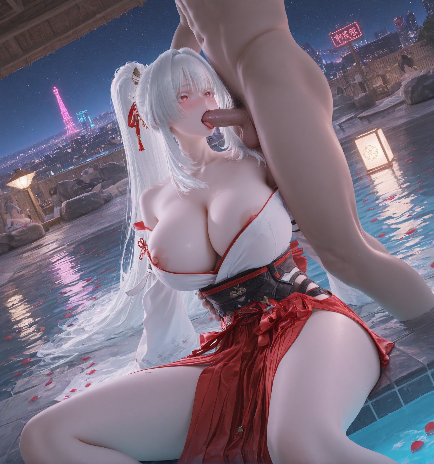 AI Porn - Wuthering Waves Feixue long hair character gallery fantasy hanfu AI Adult Gallery 129P