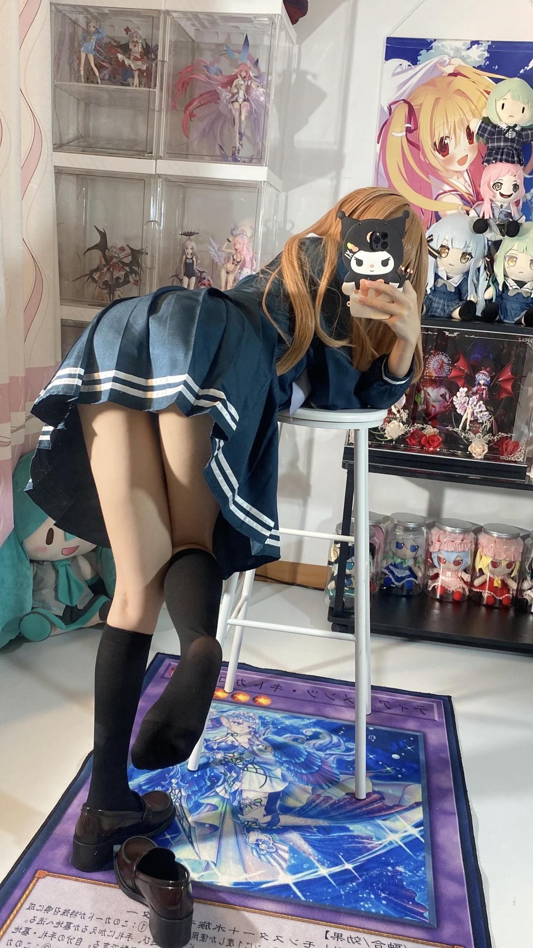 [コスプレ] Baili Shirly - BanG Dream! 長崎そよ 制服美脚 88P15V