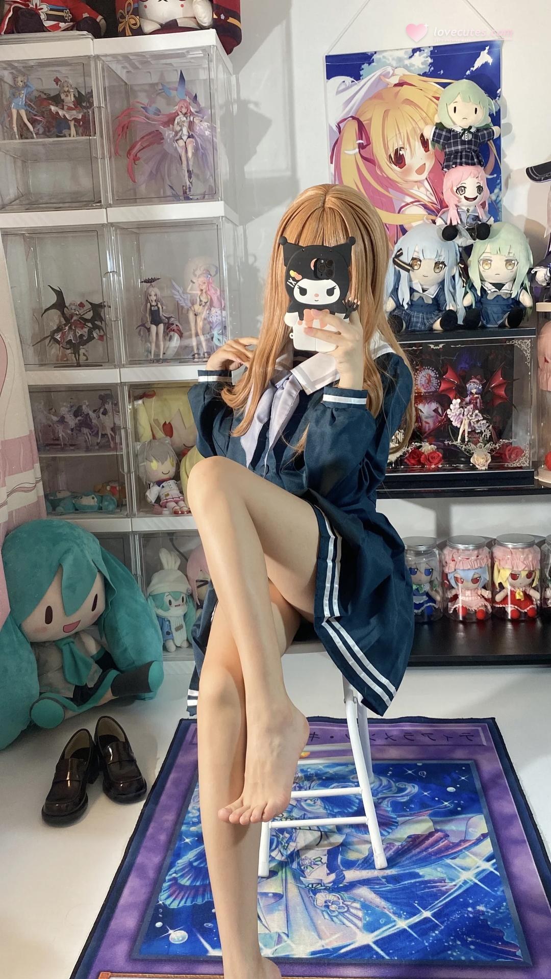 [コスプレ] Baili Shirly - BanG Dream! 長崎そよ 制服美脚 88P15V