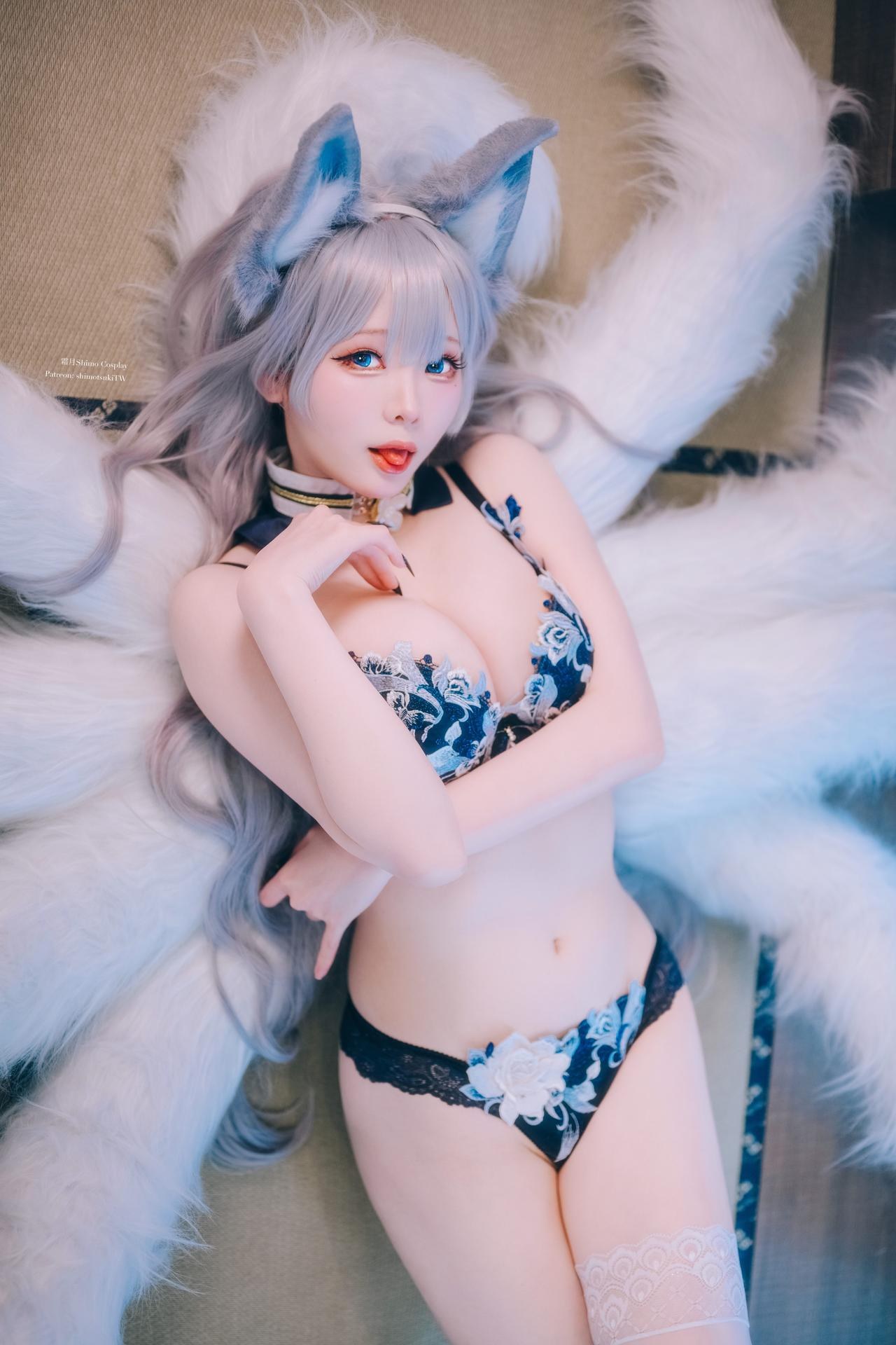 [cosplay] 霜月shimo - Azurlane Shinano N+U：Azurlane Shinano N+U角色還原美腿大尺度 24P