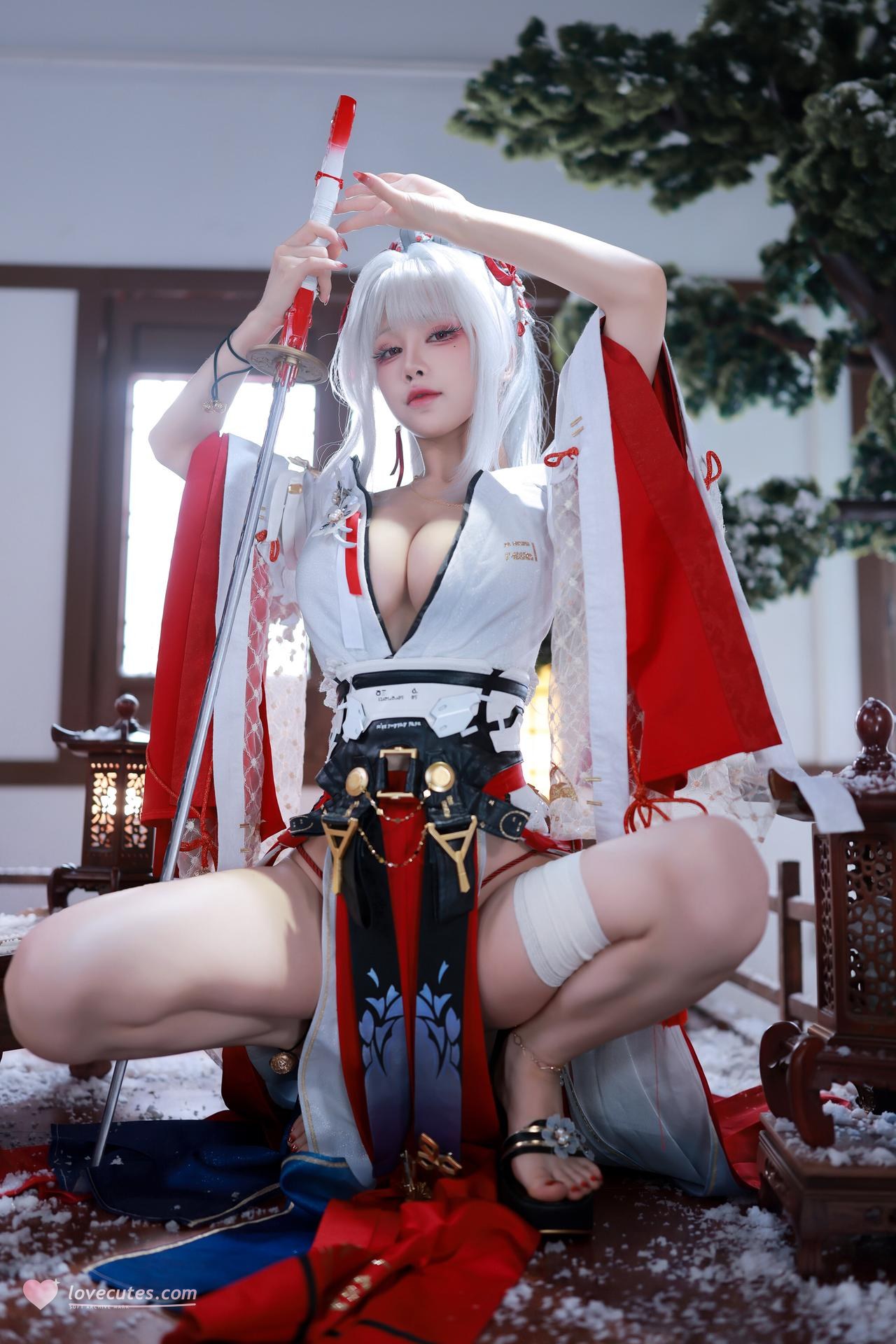 [cosplay] Shuimiao Aqua - 鸣潮 绯雪 コスプレ写真集 51P