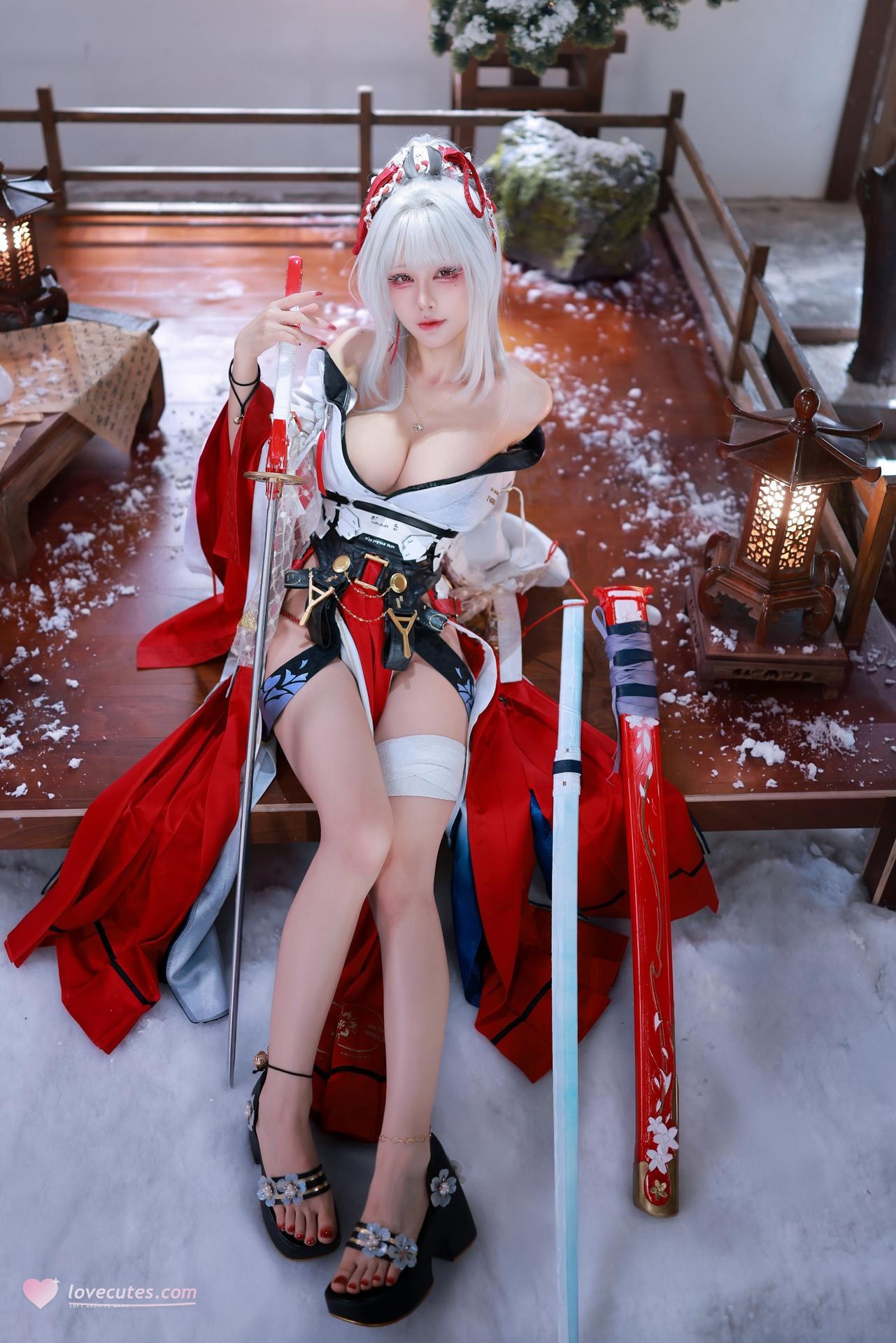 [Cosplay] Shuimiao Aqua - adult photo styling ชุดภาพคอสเพลย์ 51P
