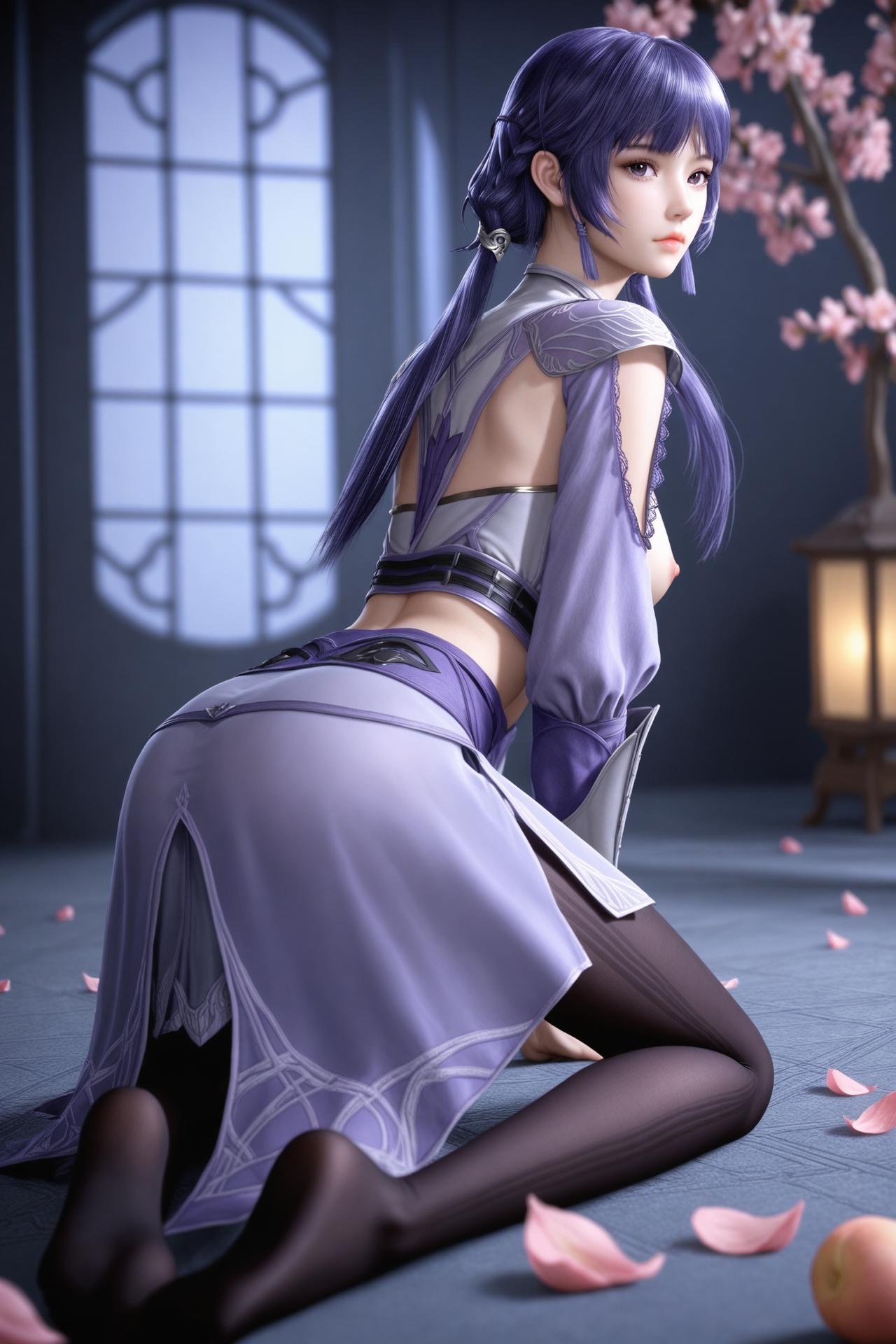 AI Porn - 斗罗大陆 白沉香：長髮角色寫真美胸AI成人向圖集 172P