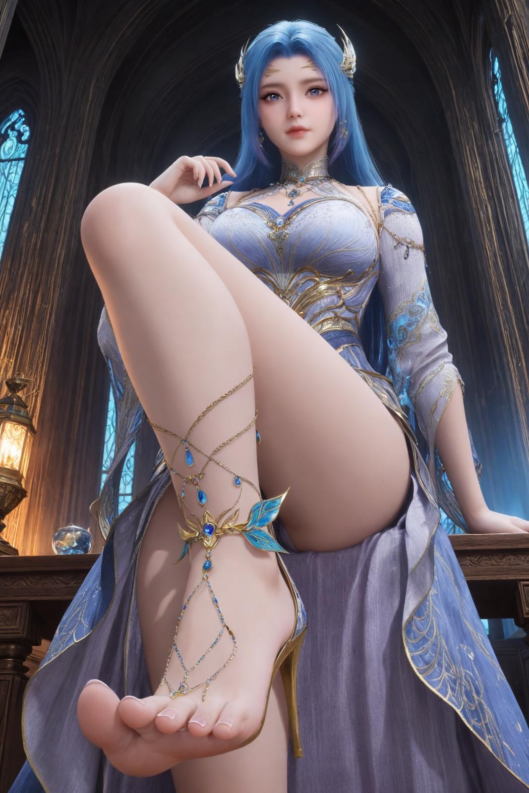 AI Porn - Soul Land Tang Wutong pink hair long hair character gallery AI Adult Gallery 482P