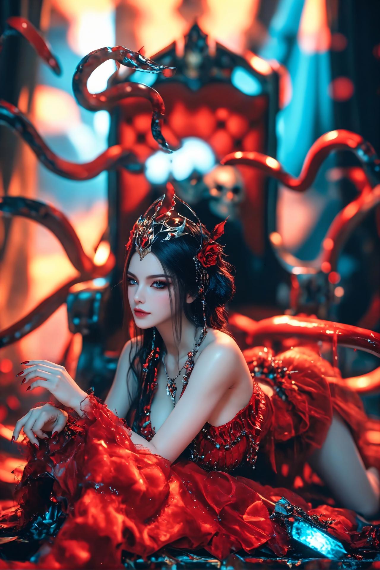 AI Porn - 斗罗大陆 叶夕水：长发角色写真古风AI成人向图集 65P