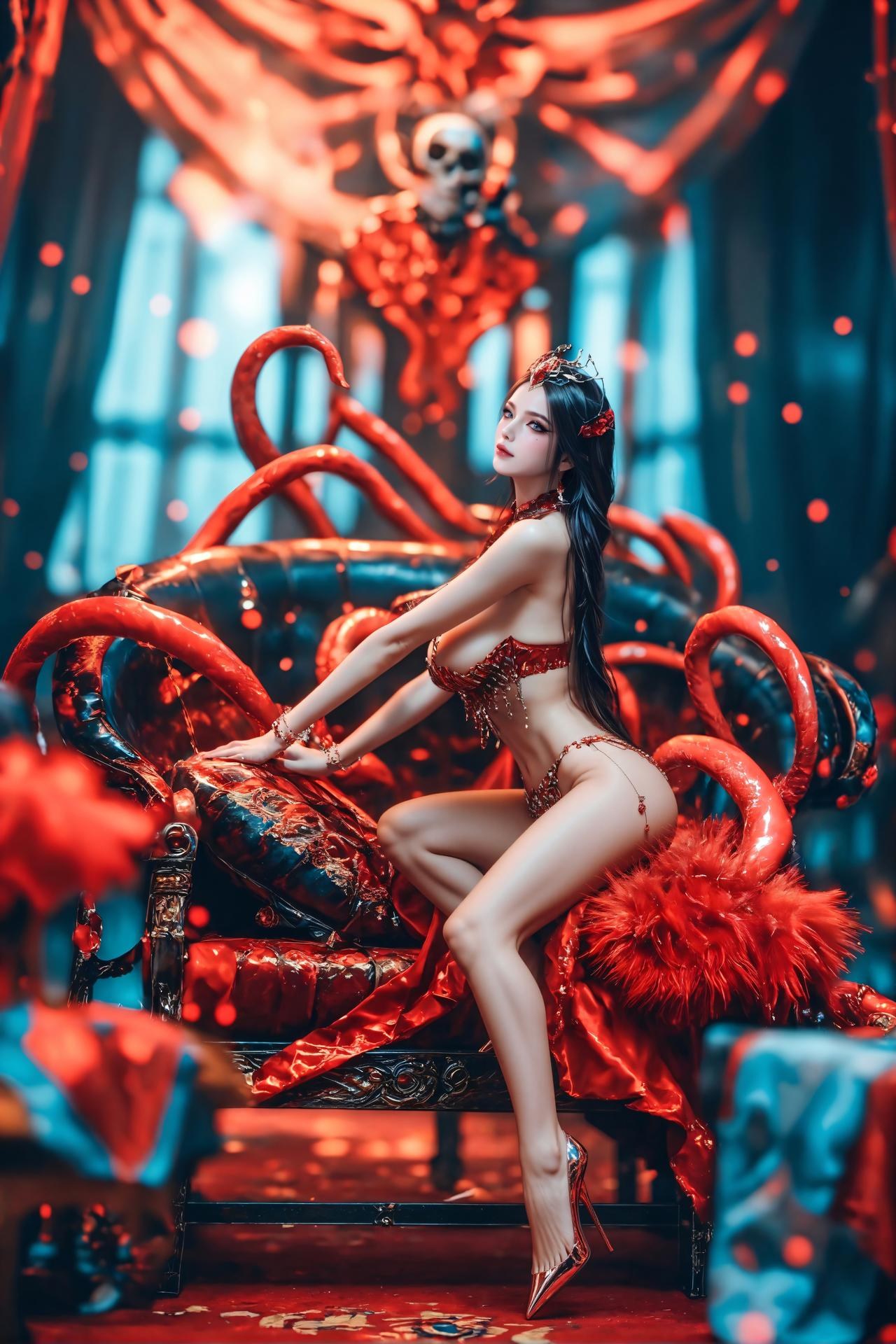 AI Porn - 斗罗大陆 叶夕水：长发角色写真古风AI成人向图集 65P