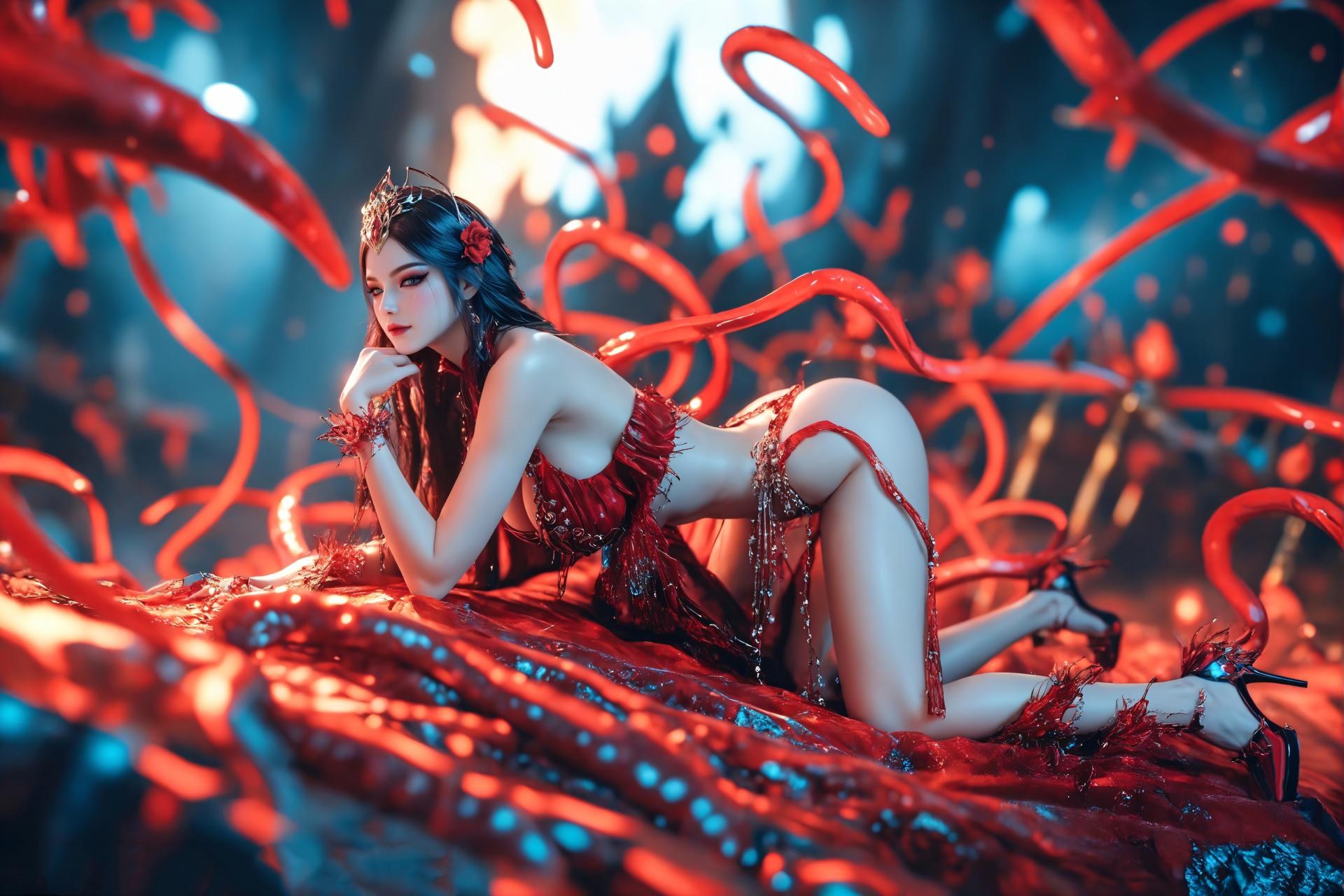 AI Porn - Soul Land Ye Xishui 긴 머리 캐릭터 갤러리 고풍 AI 이미지 갤러리 65P