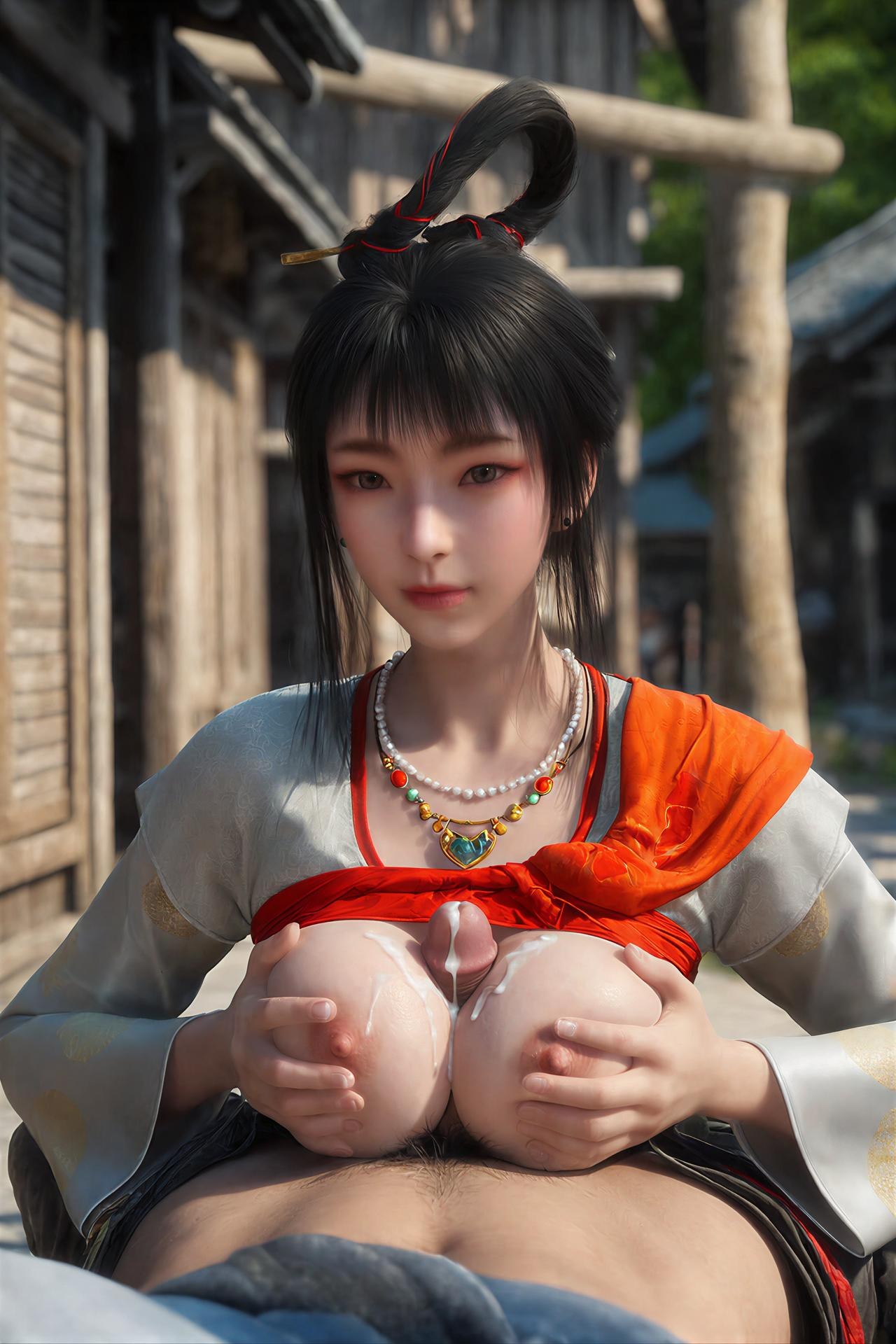 AI Porn - Bu Liang Ren Yinggou fantasy hanfu character gallery long hair AI Adult Gallery 100P