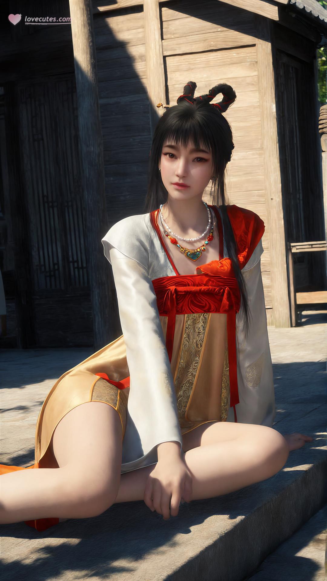 AI Porn - 画江湖之不良人 萤勾：古风角色寫真長髮AI成人向圖集 100P