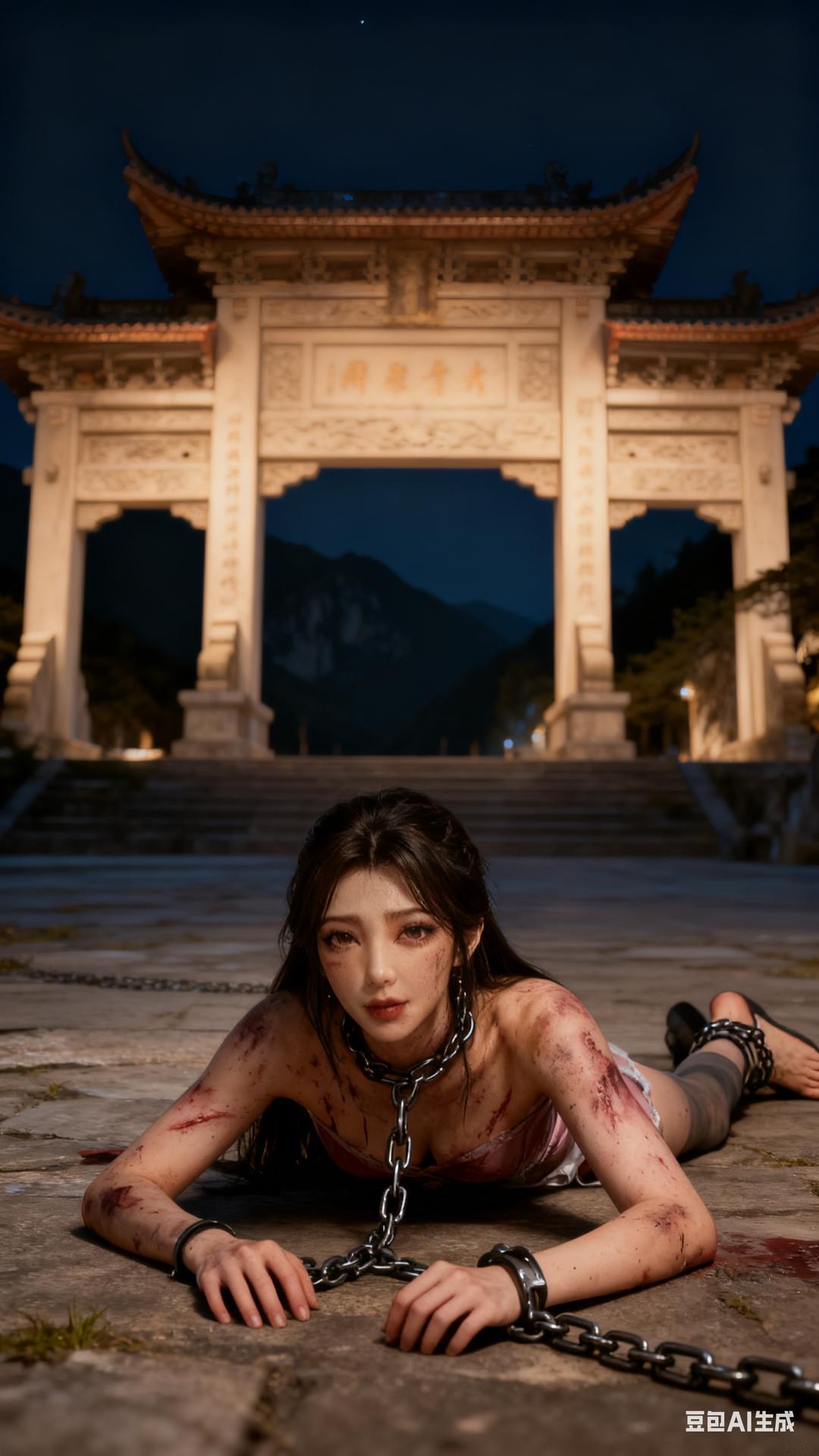 AI Porn - 溪幼琴：古风角色写真长发AI成人向图集 89P