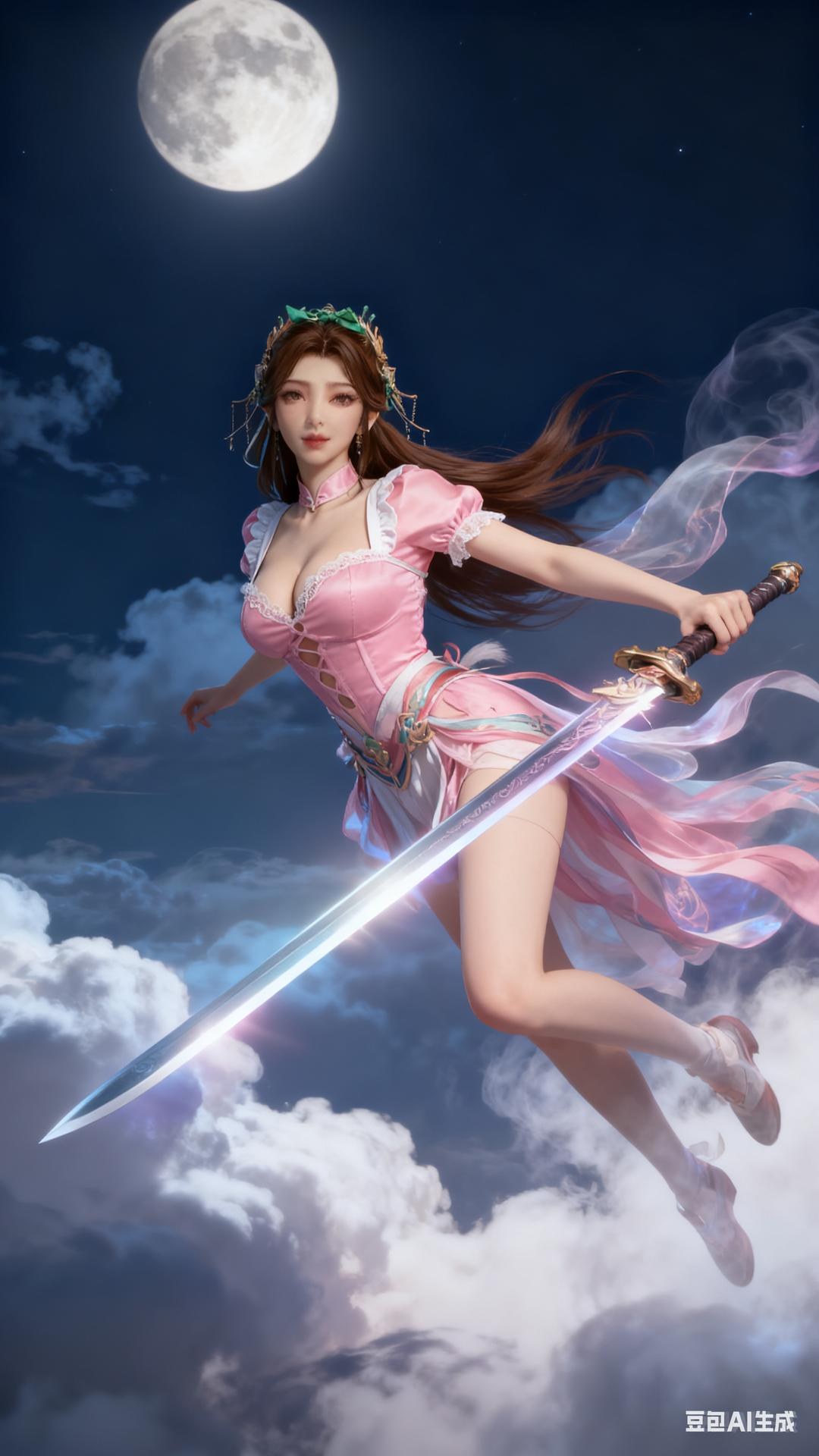 AI Porn - Xi Youqin fantasy hanfu character gallery long hair AI Adult Gallery 89P