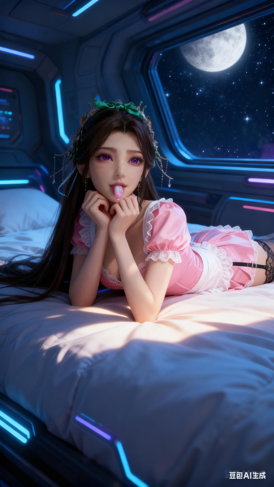 AI Porn - 溪幼琴：古风角色寫真長髮AI成人向圖集 89P