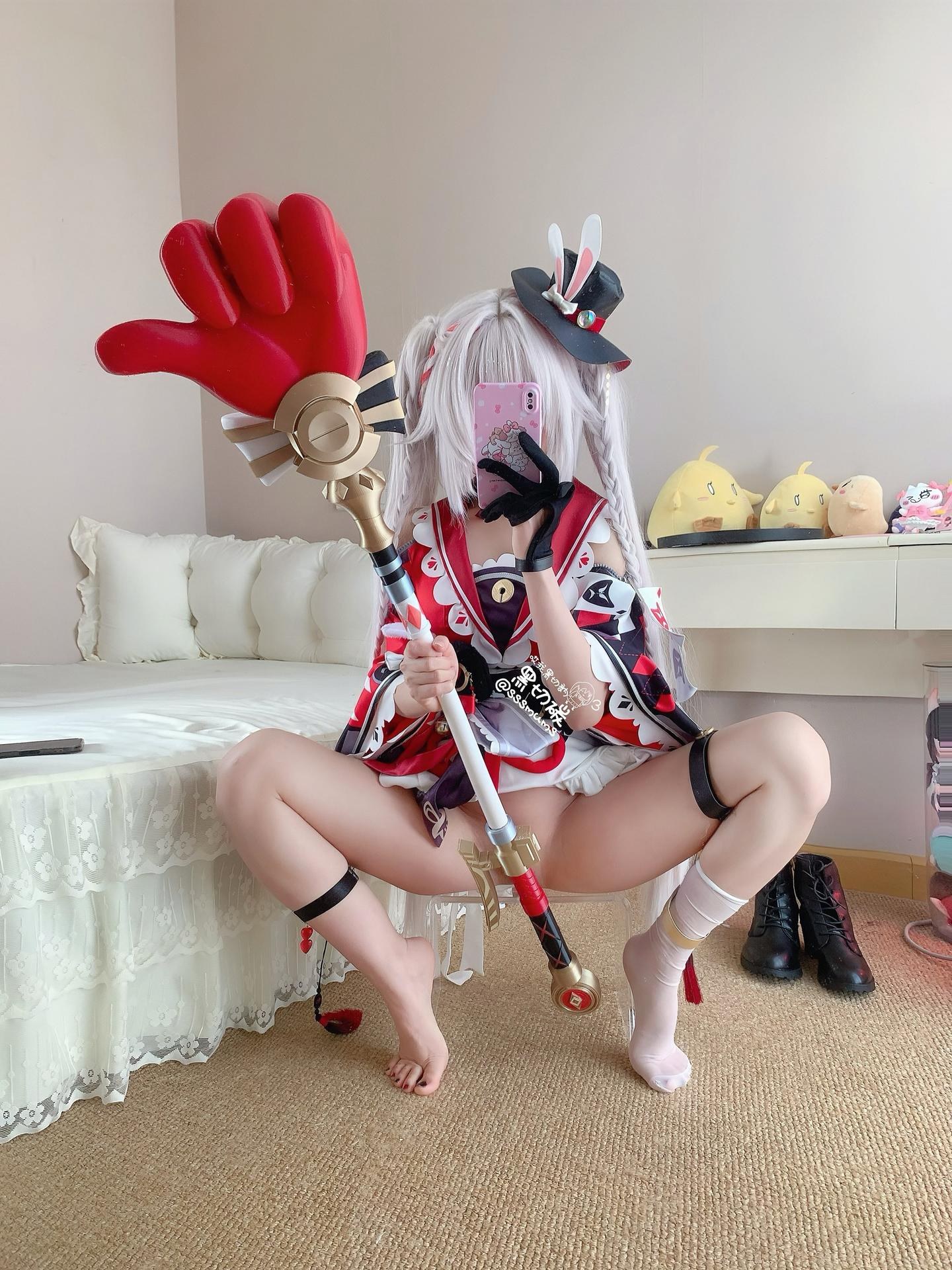 [cosplay] 哎我黑切讷 - 崩坏星穹铁道 火花：崩坏星穹铁道 火花角色還原美腿大尺度 34P7V