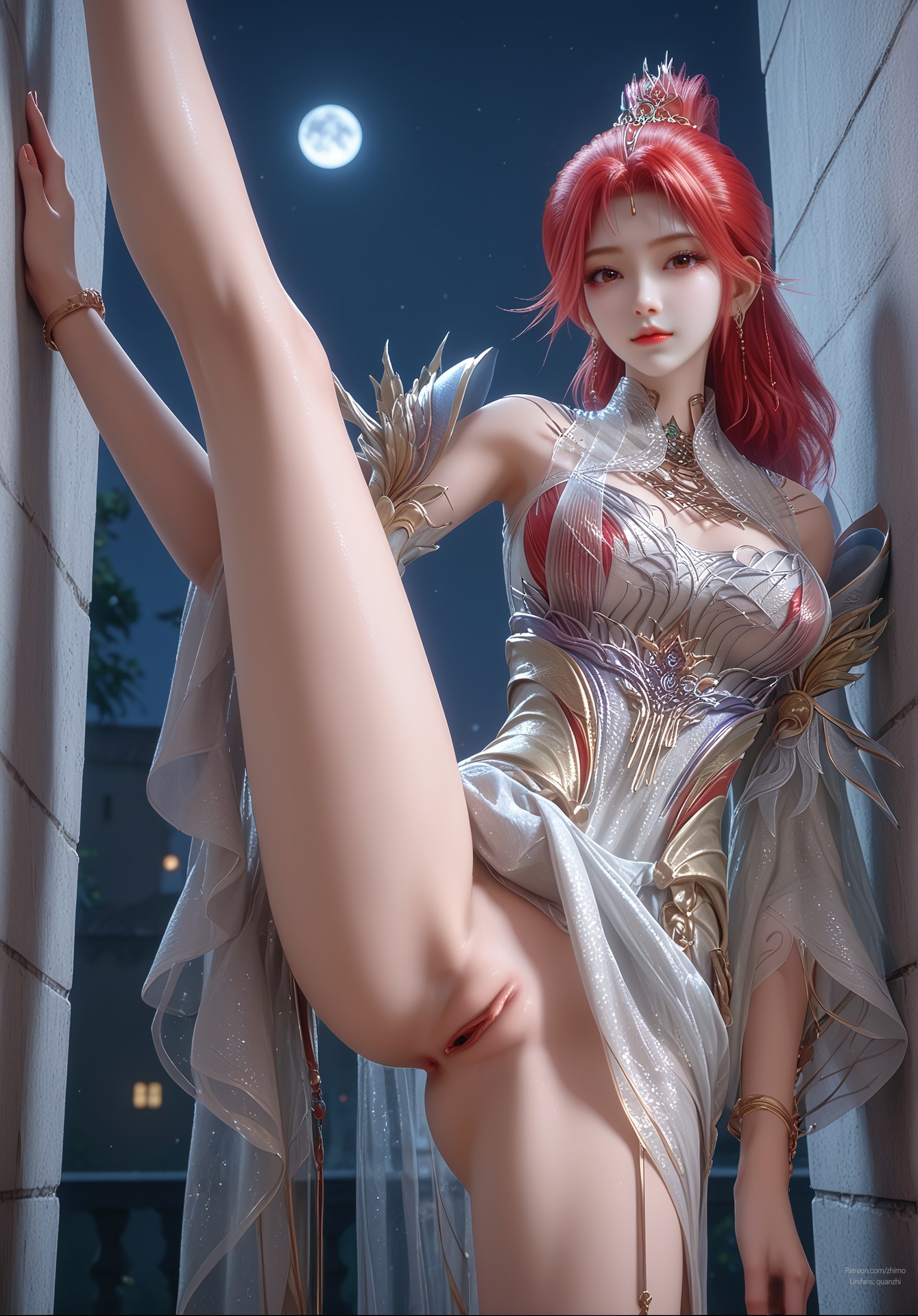 AI Porn - 百炼成神 火允儿 古風 キャラクター画像集 ロングヘア AI画像ギャラリー 110P