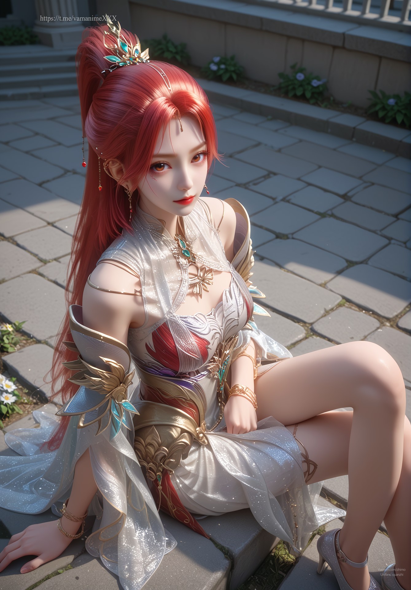 AI Porn - Apotheosis Huo Yuner cổ phong bộ ảnh nhân vật tóc dài bộ sưu tập AI 110P