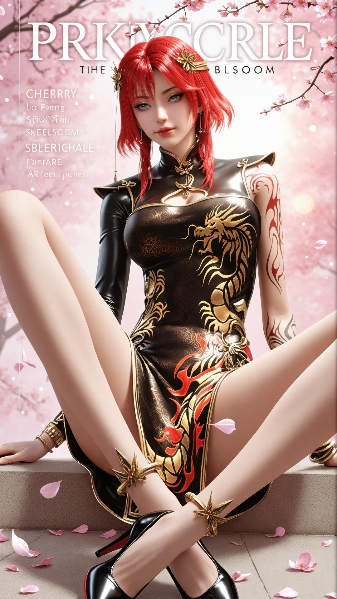 AI Porn - 百炼成神 朱绾：古风角色寫真長髮AI成人向圖集 89P