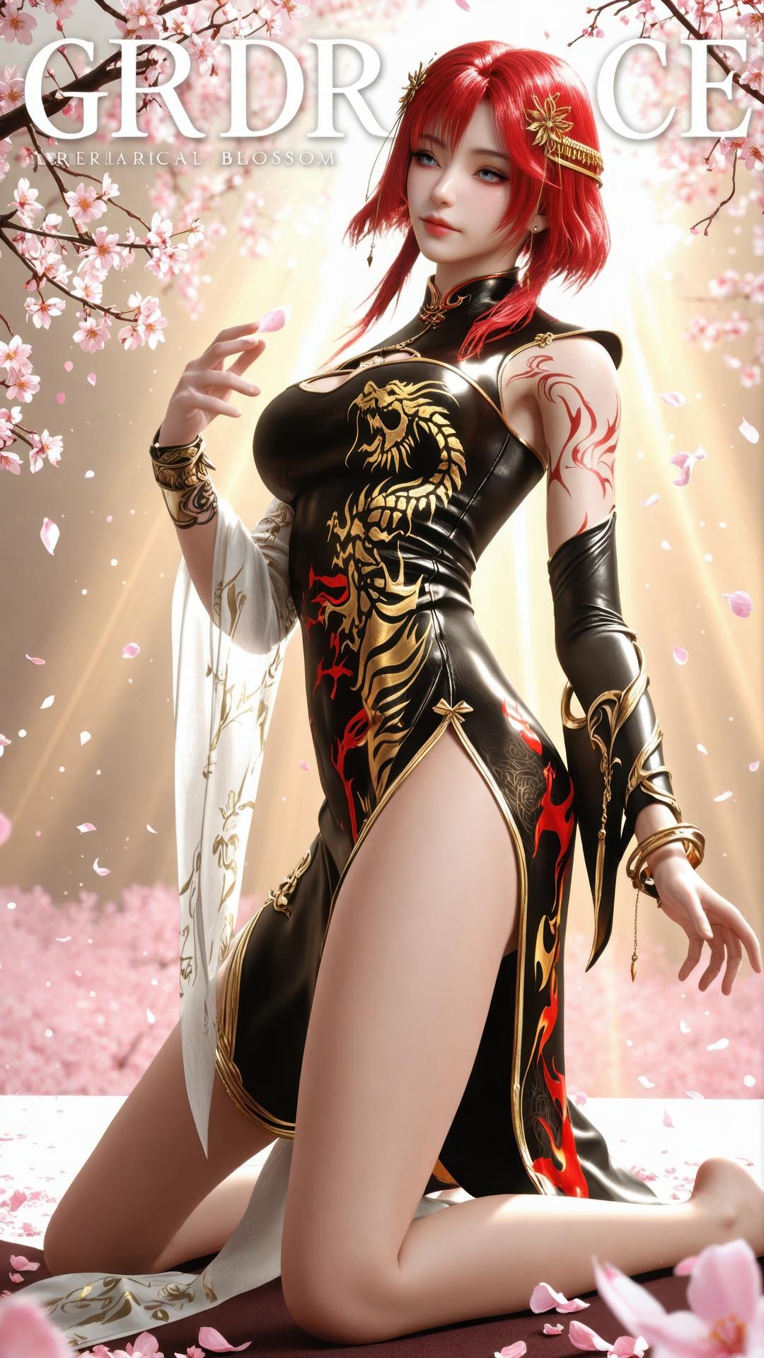 AI Porn - 百炼成神 朱绾：古风角色寫真長髮AI成人向圖集 89P