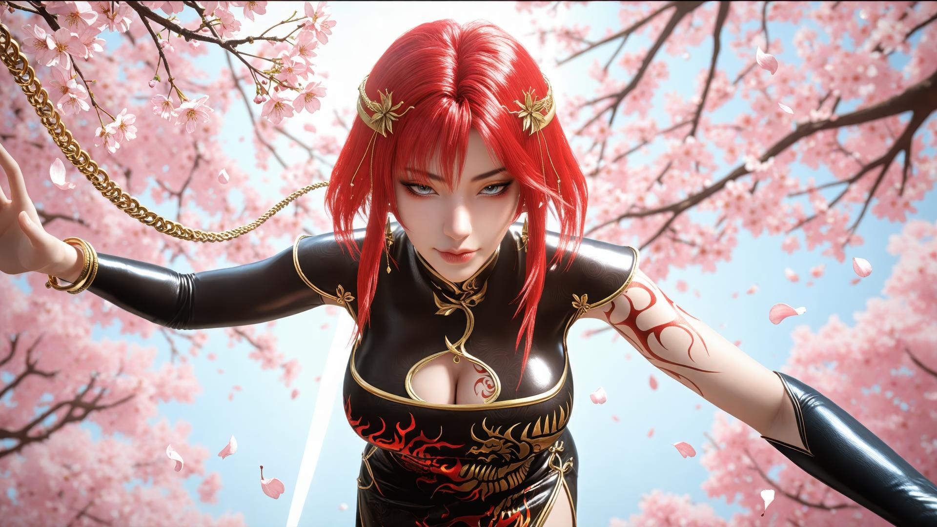 AI Porn - Apotheosis Zhu Wan fantasy hanfu character gallery long hair AI Adult Gallery 89P
