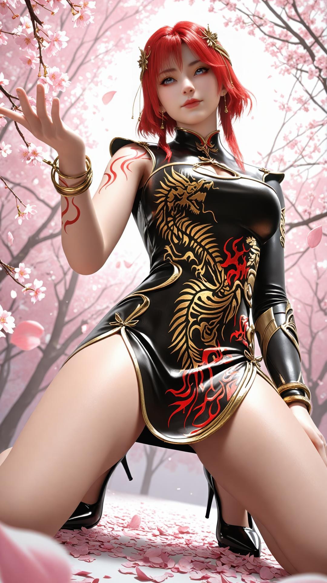 AI Porn - Apotheosis Zhu Wan fantasy hanfu character gallery long hair AI Adult Gallery 89P