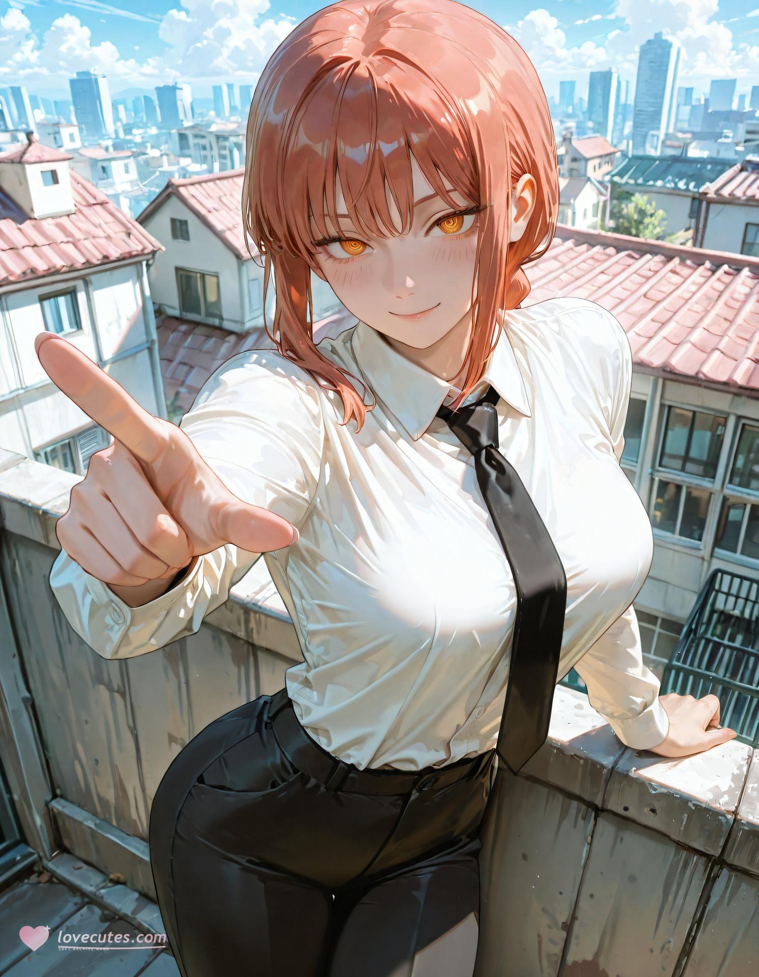 AI Porn - チェンソーマン マキマ ボディスーツ キャラクター画像集 ロングヘア AI画像ギャラリー 103P