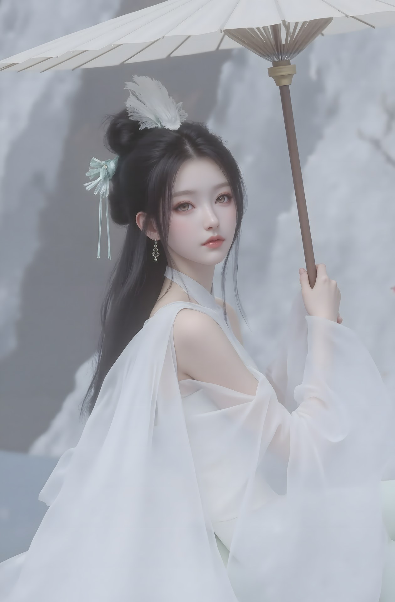 AI Porn - 陆嫁嫁：古风角色寫真長髮AI成人向圖集 61P