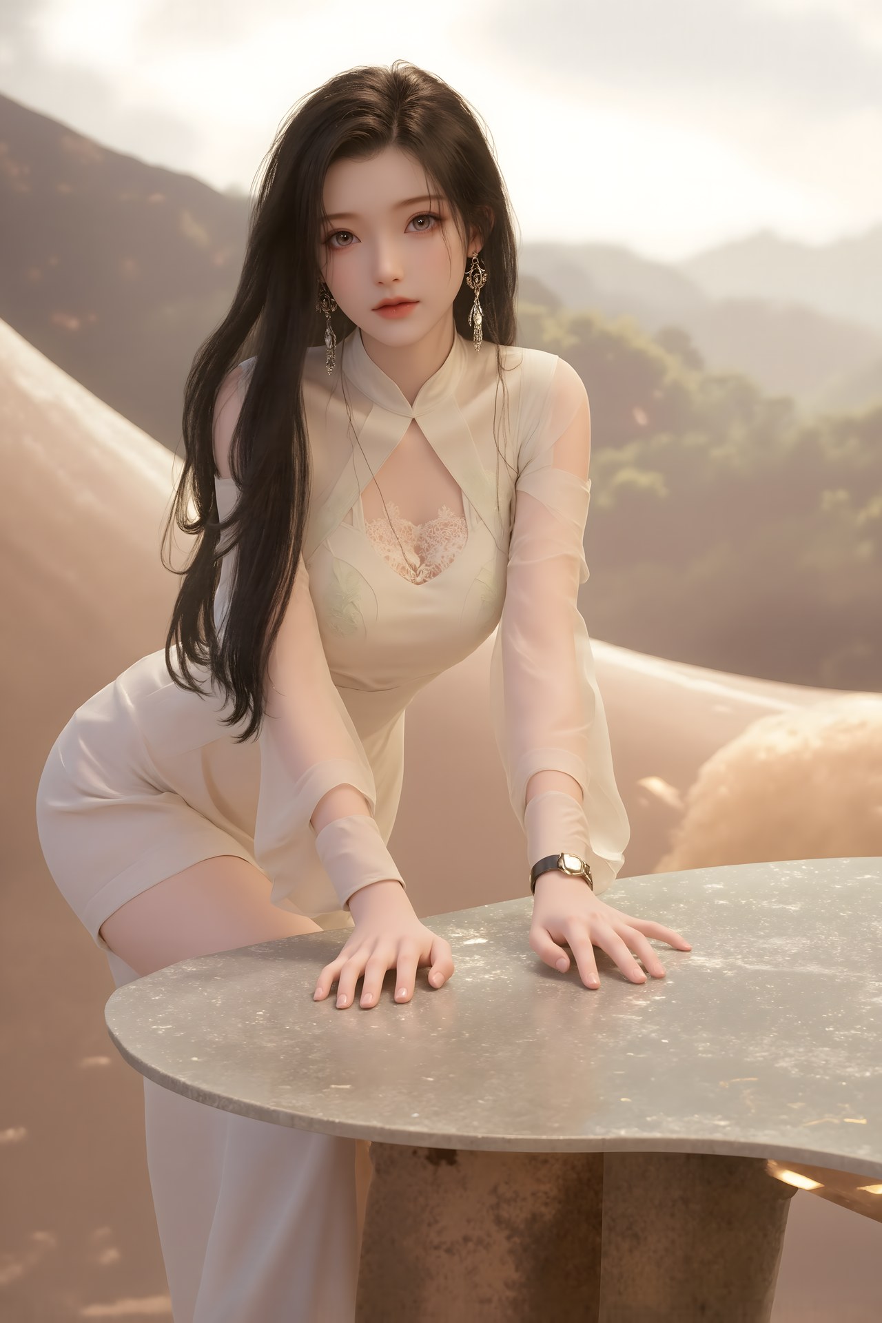 AI Porn - 陆嫁嫁：古风角色寫真長髮AI成人向圖集 61P